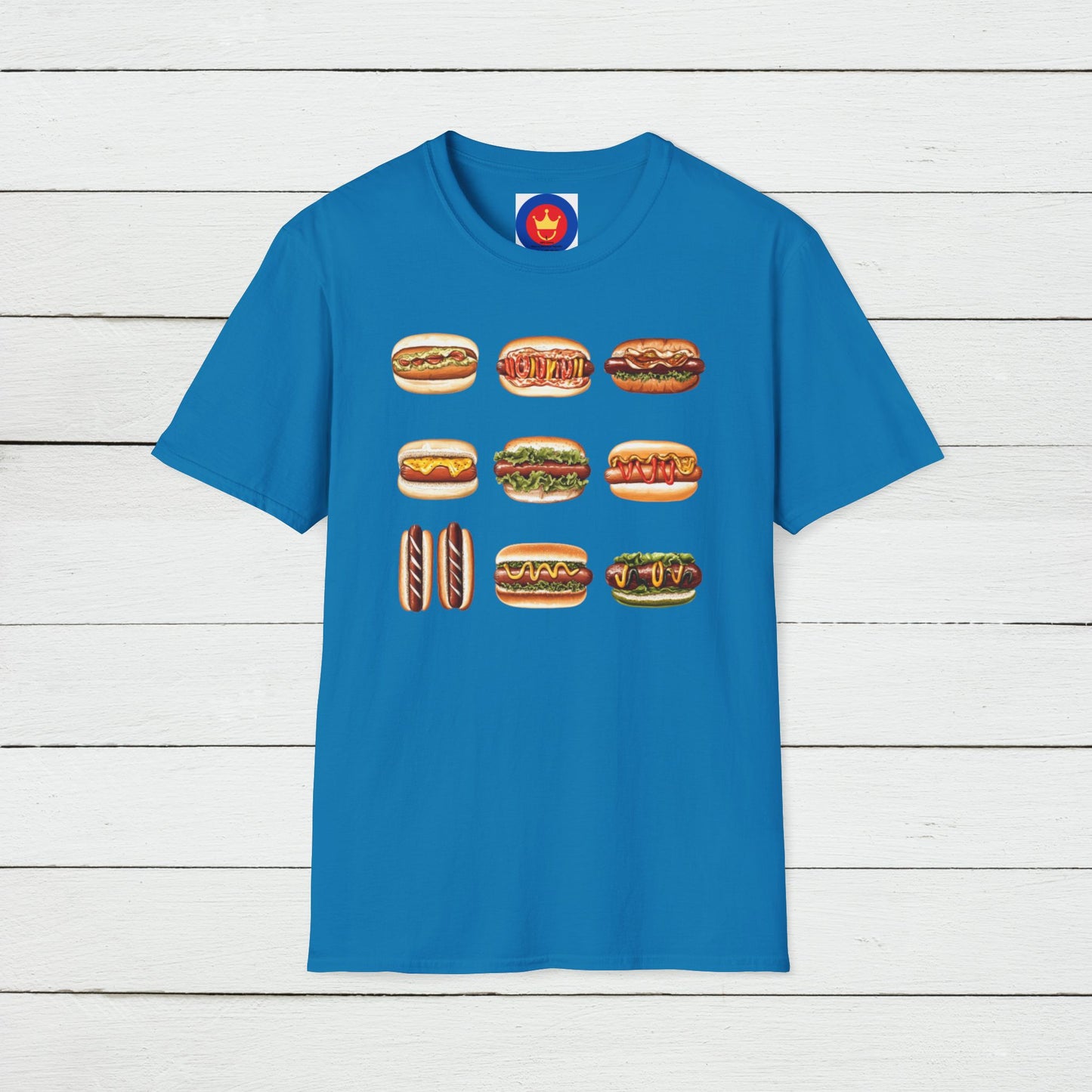 Hotdog Graphic Unisex T-Shirt | Funny Foodies Design