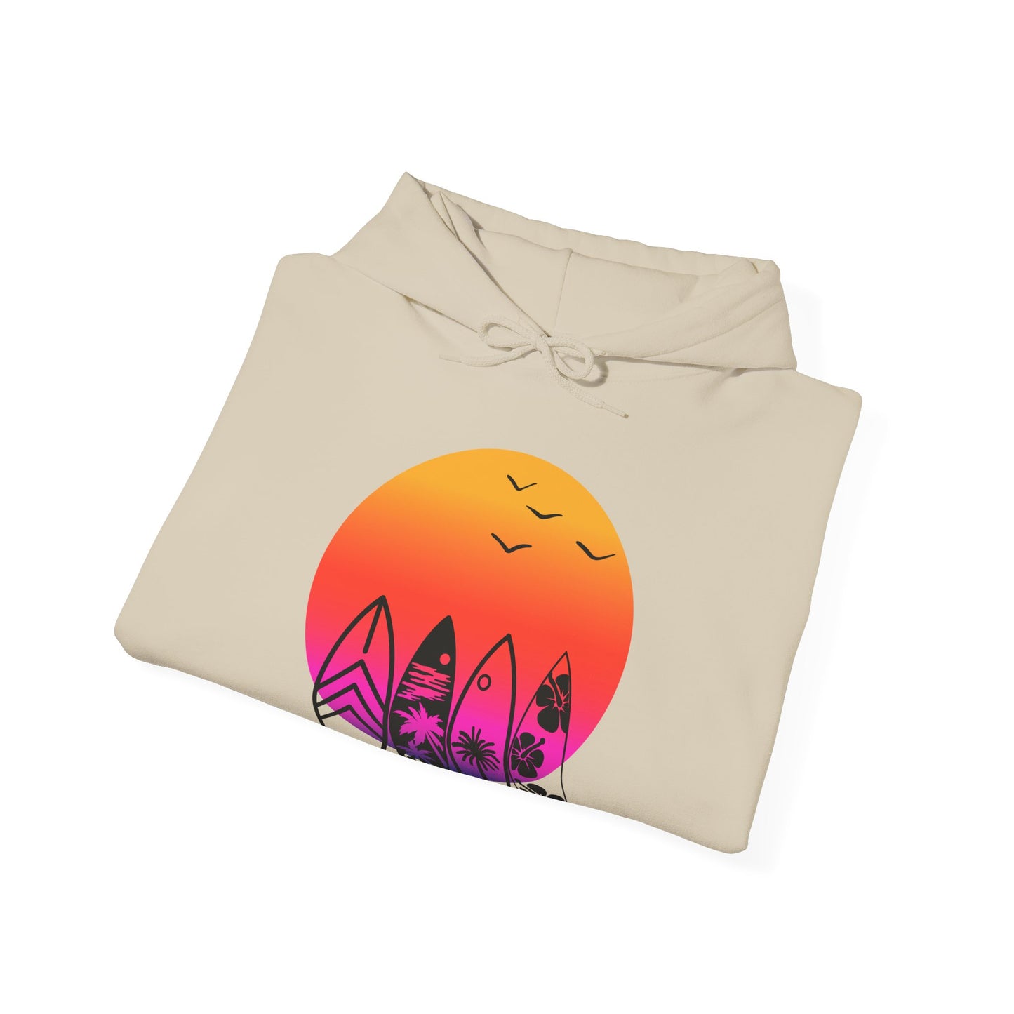 Retro Surf Hoodie | Classic Surfing Design | Surfer Gift