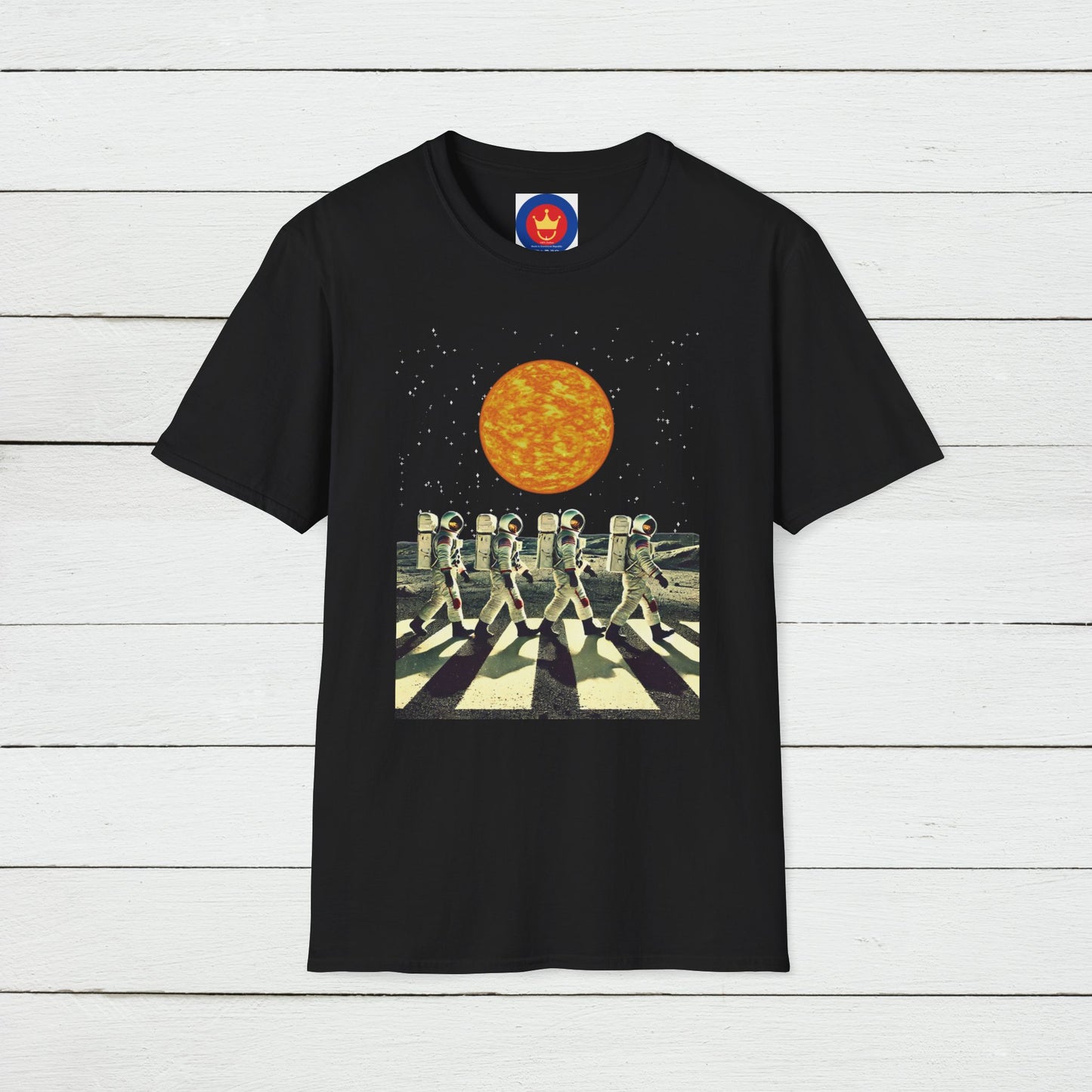 Astronauts parody Beatles Abbey Road Unisex T-Shirt | Beatles fan gift