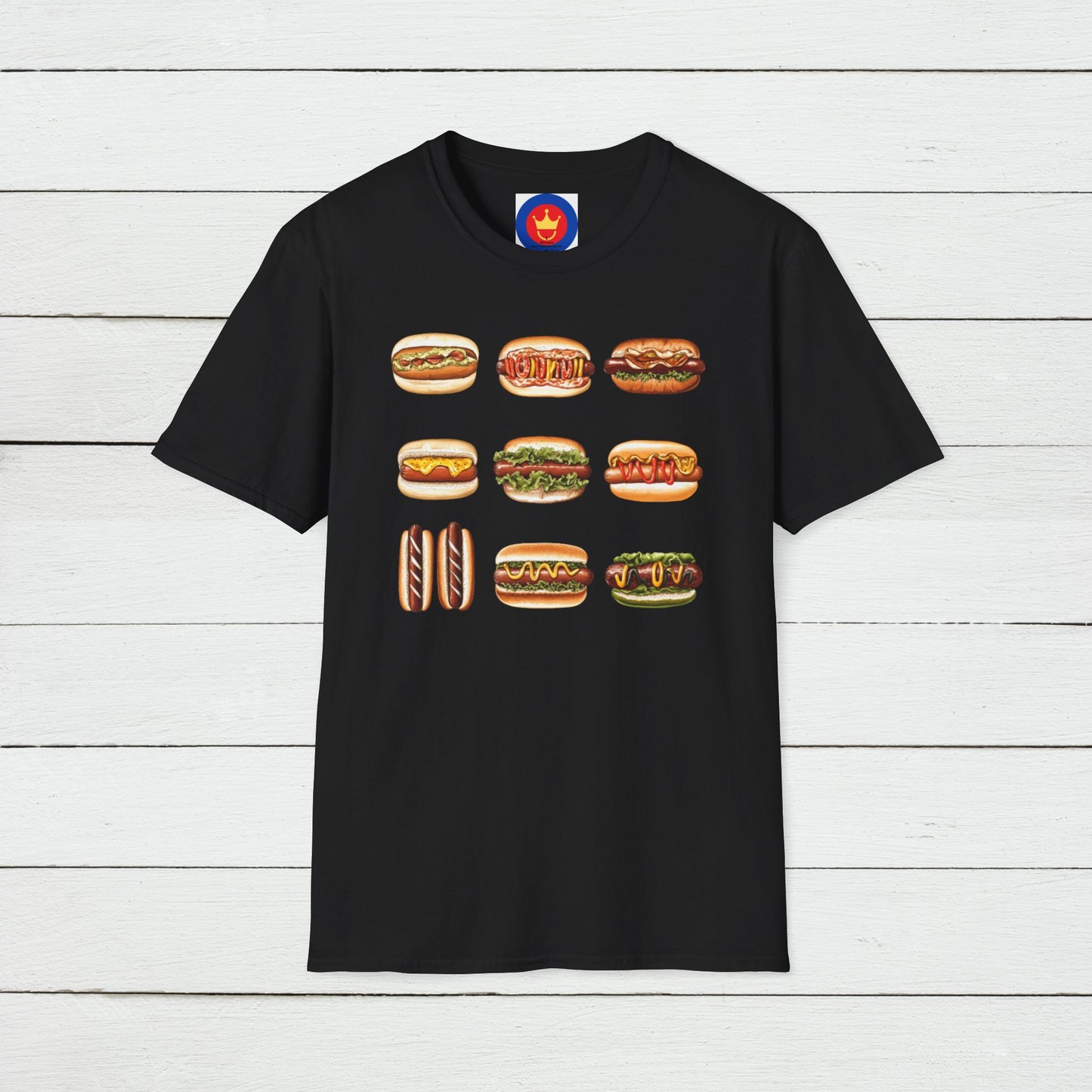 Hotdog Graphic Unisex T-Shirt | Funny Foodies Design