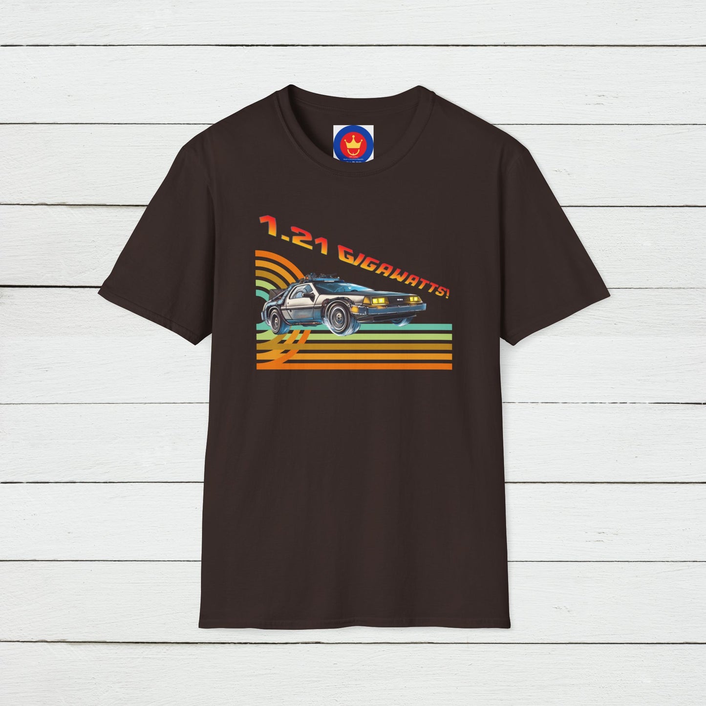 Back to the Future DeLorean Inspired Unisex T-Shirt | 80s Movie Design Shirt