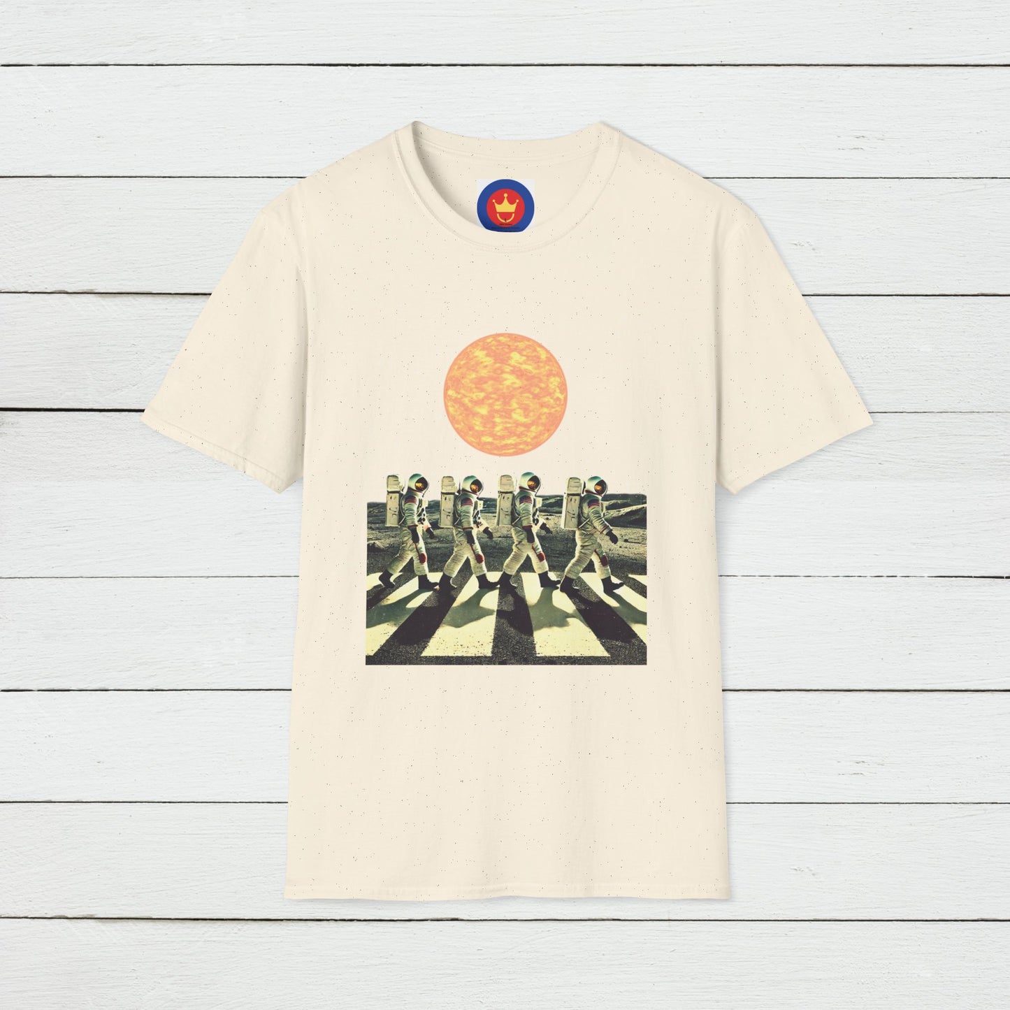 Astronauts parody Beatles Abbey Road Unisex T-Shirt | Beatles fan gift