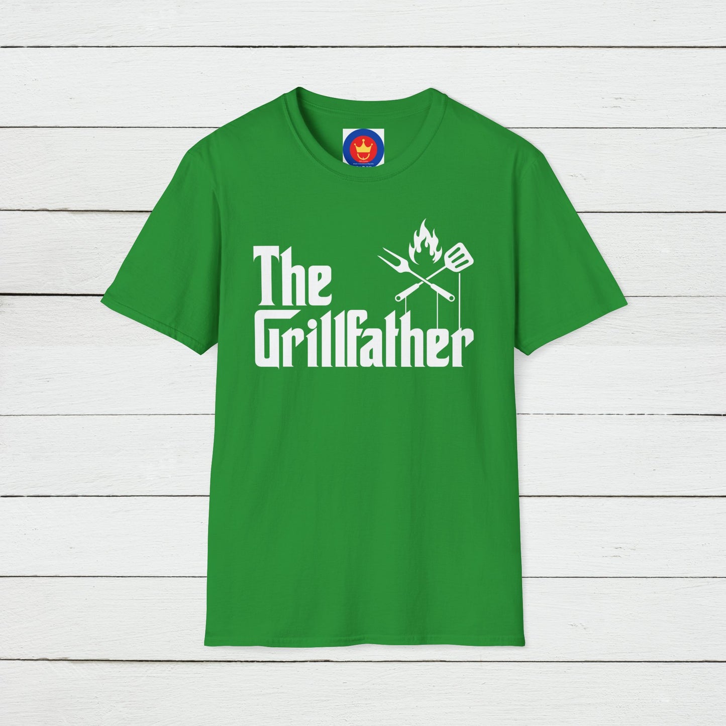 The Grillfather Unisex Softstyle T-Shirt | Godfather Movie Parody Tee | Funny BBQ Shirt