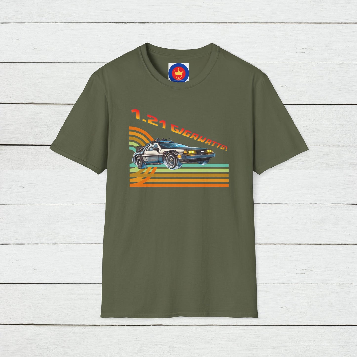 Back to the Future DeLorean Inspired Unisex T-Shirt | 80s Movie Design Shirt