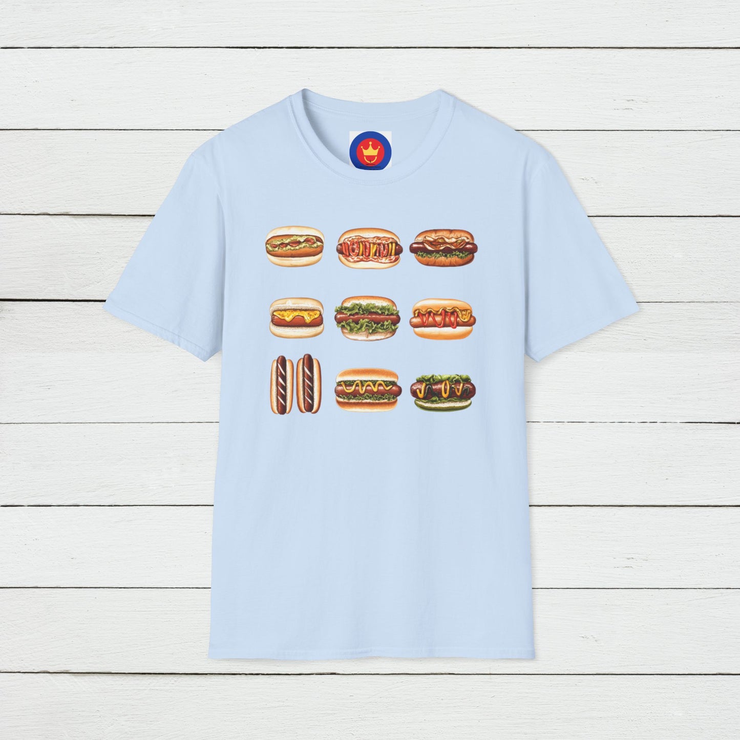 Hotdog Graphic Unisex T-Shirt | Funny Foodies Design