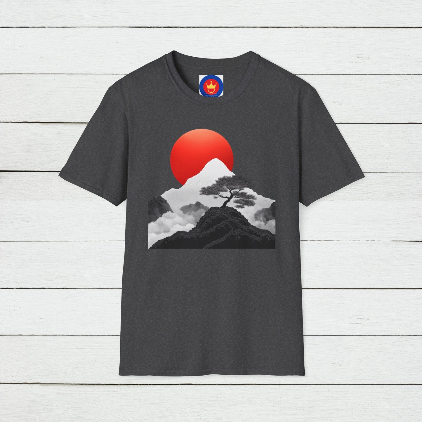 Minimalist Japanese Landscape Unisex Shirt | Zen Inspired Graphic Tee