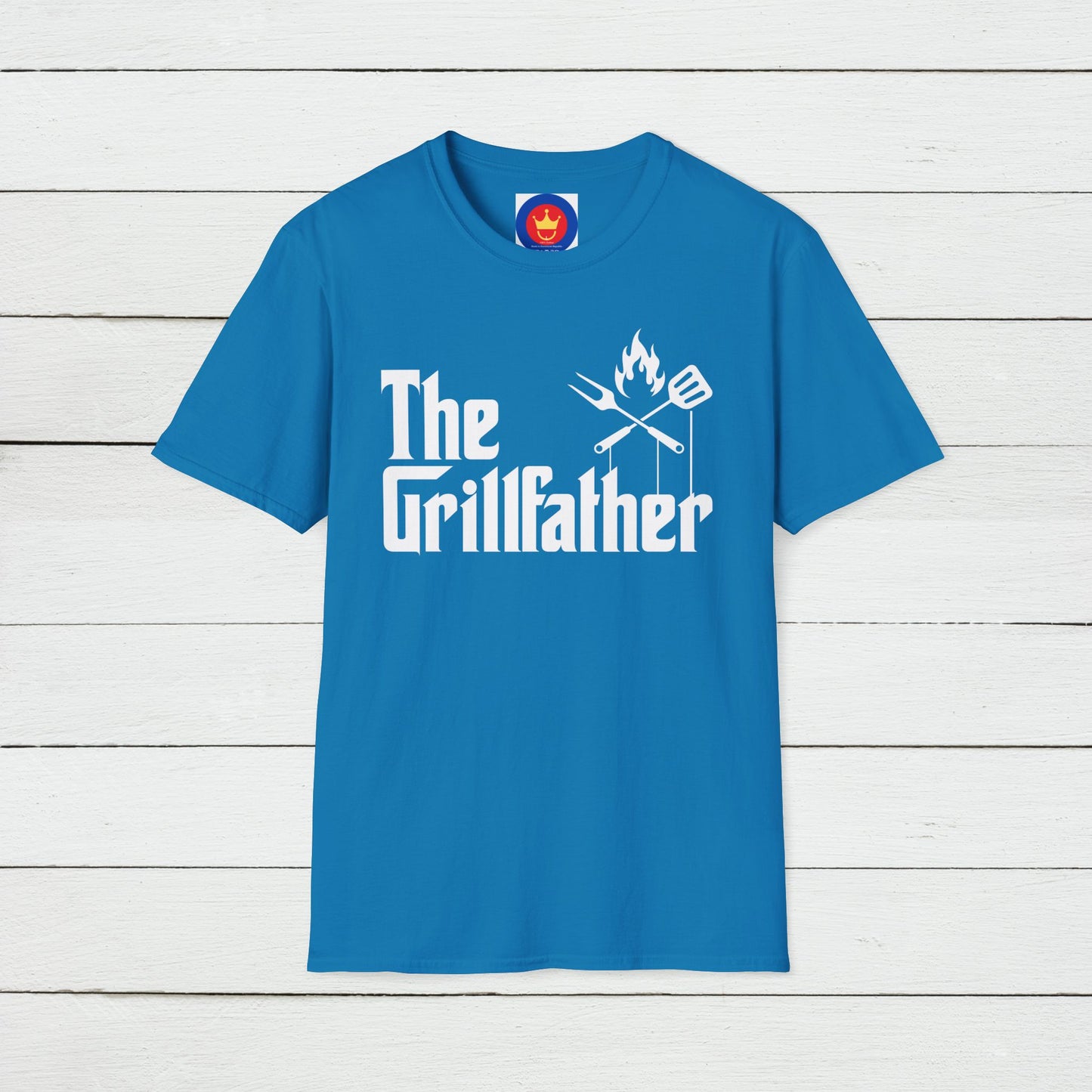 The Grillfather Unisex Softstyle T-Shirt | Godfather Movie Parody Tee | Funny BBQ Shirt