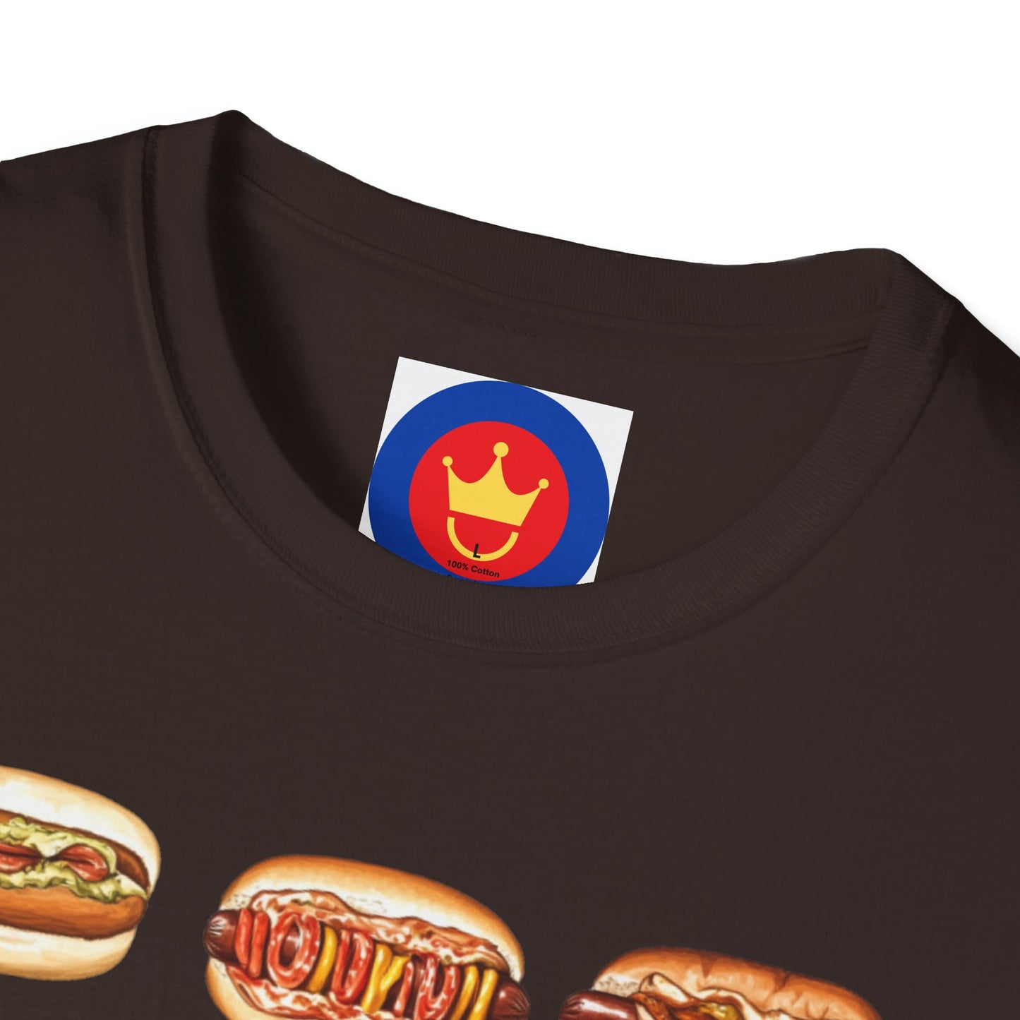 Hotdog Graphic Unisex T-Shirt | Funny Foodies Design