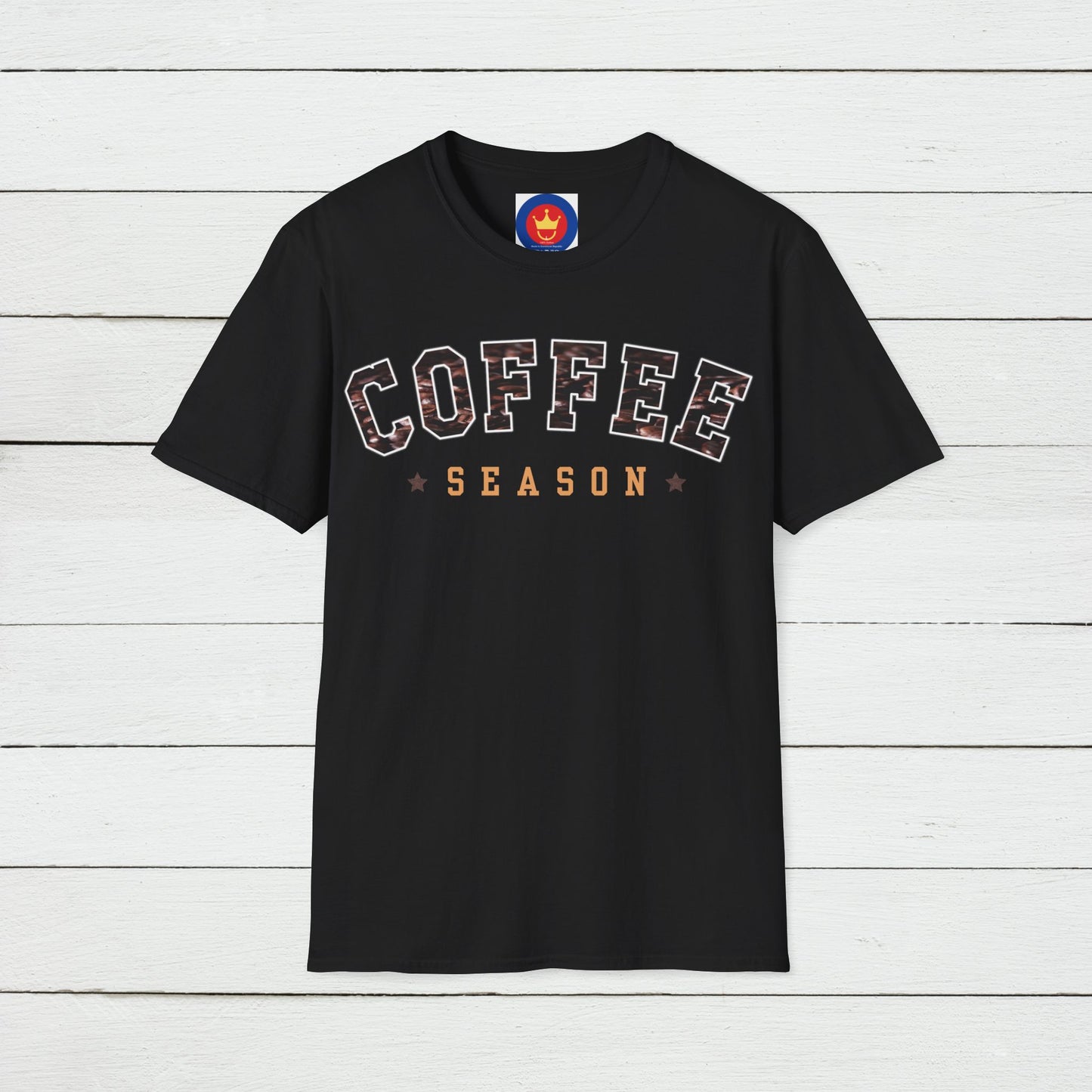 Unisex Coffee Season Graphic Tee, Coffee Graphic T-Shirt, Retro Coffee Tee, Trendy Graphic Shirt, Coffee Lover Gift, Foodie Gift