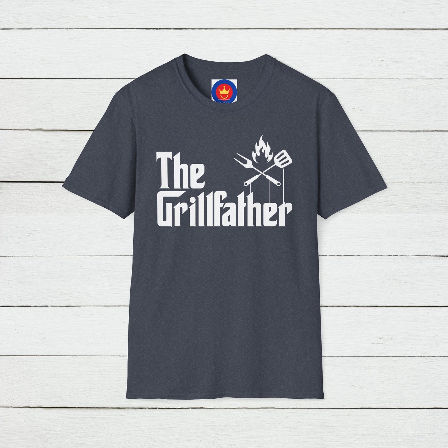 The Grillfather Unisex Softstyle T-Shirt | Godfather Movie Parody Tee | Funny BBQ Shirt