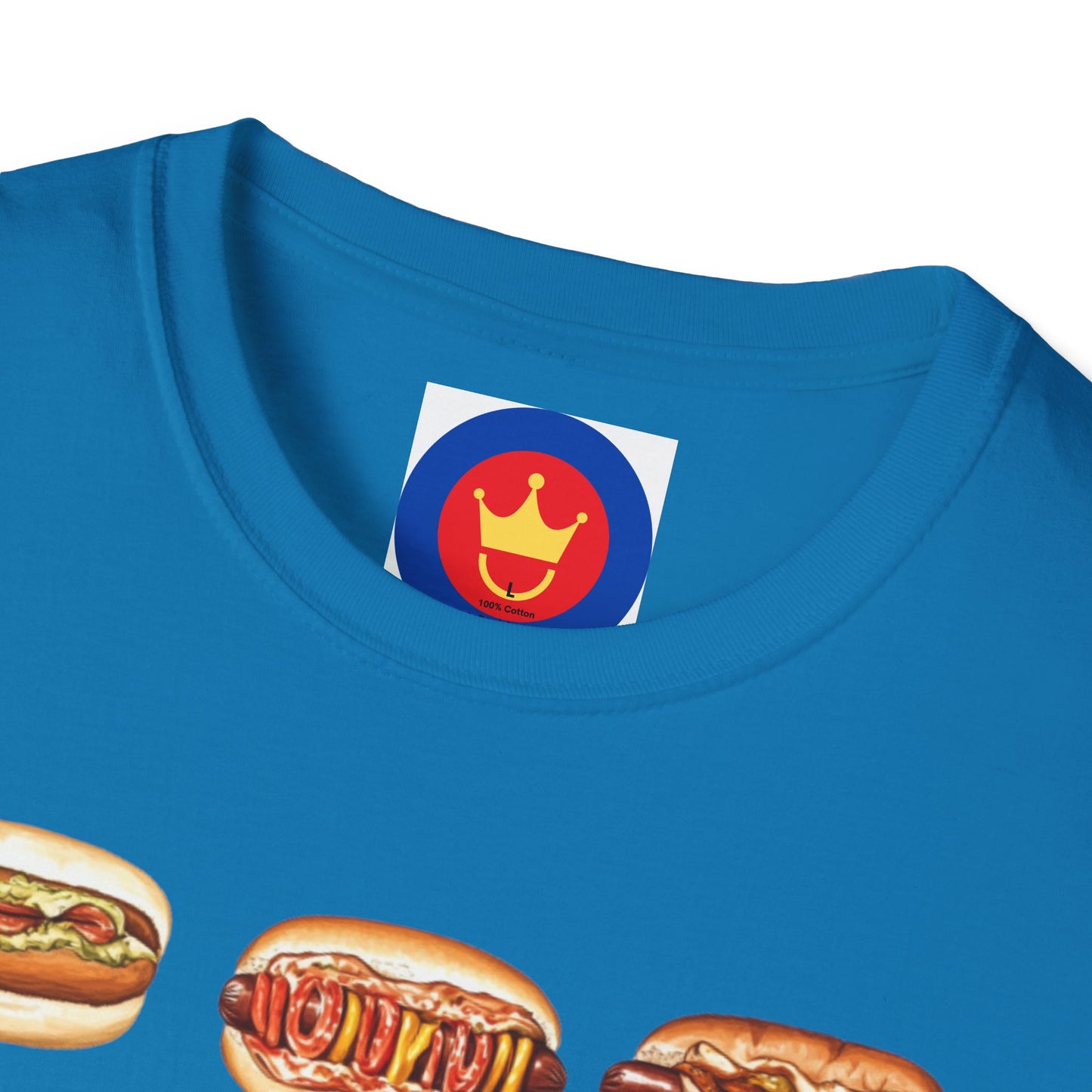 Hotdog Graphic Unisex T-Shirt | Funny Foodies Design