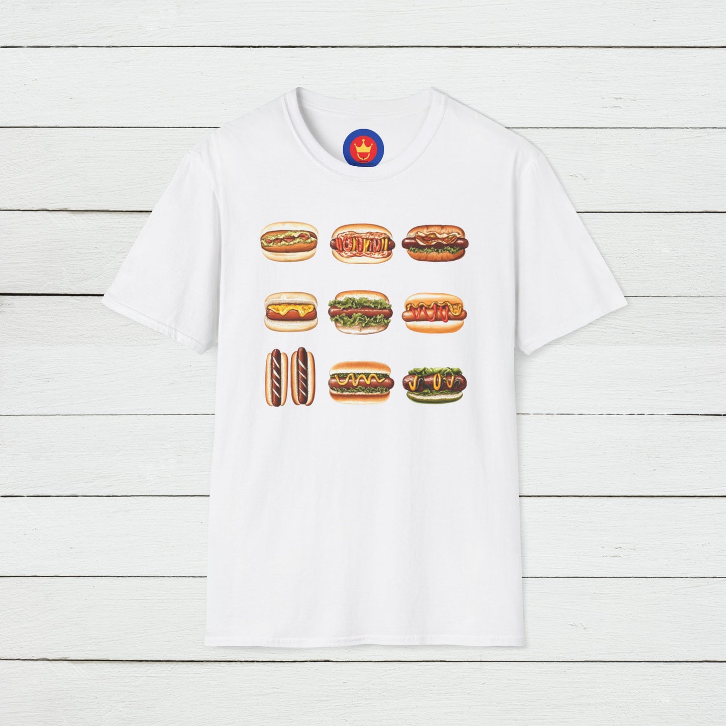 Hotdog Graphic Unisex T-Shirt | Funny Foodies Design