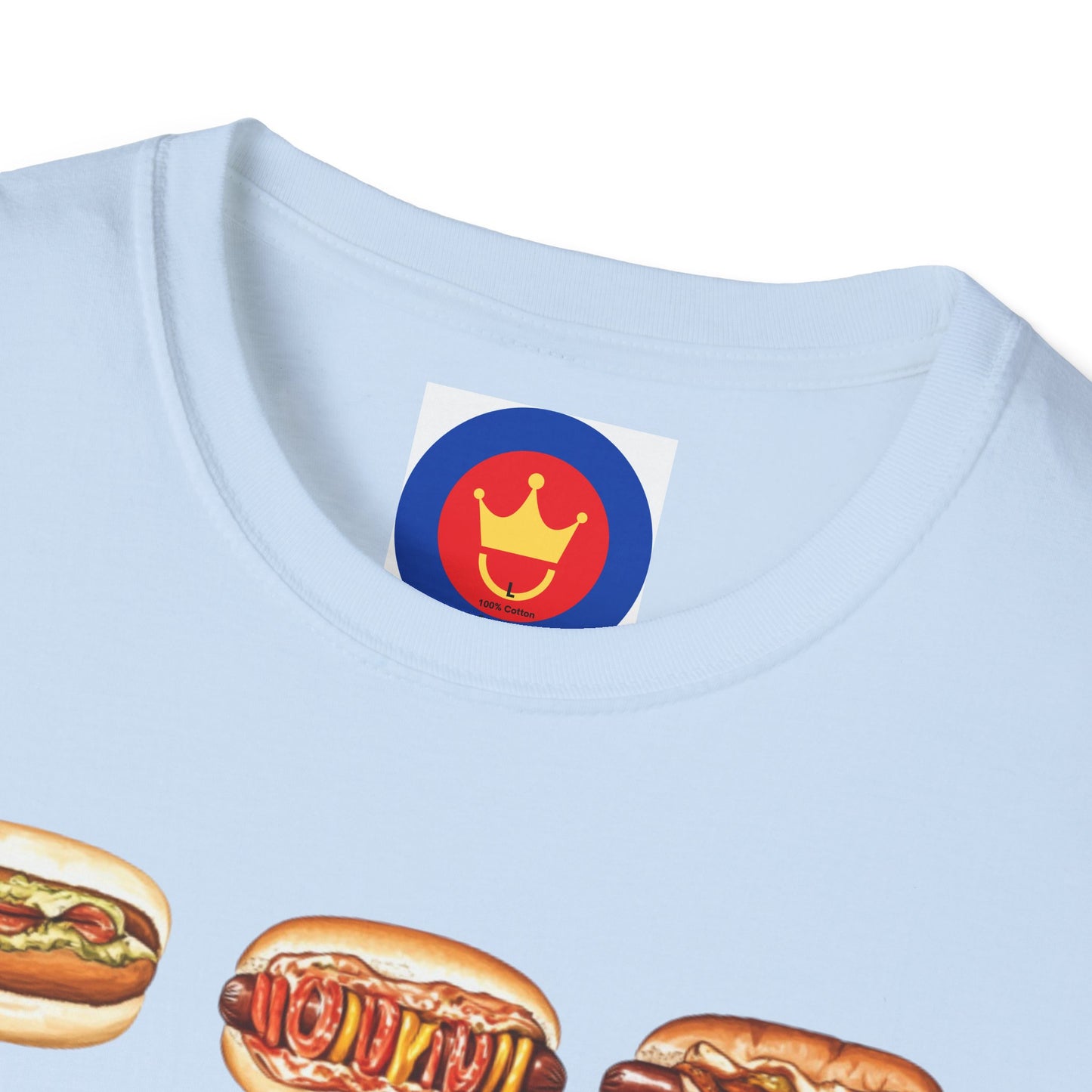 Hotdog Graphic Unisex T-Shirt | Funny Foodies Design