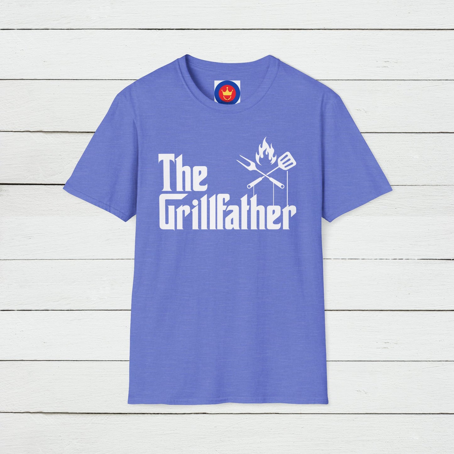 The Grillfather Unisex Softstyle T-Shirt | Godfather Movie Parody Tee | Funny BBQ Shirt