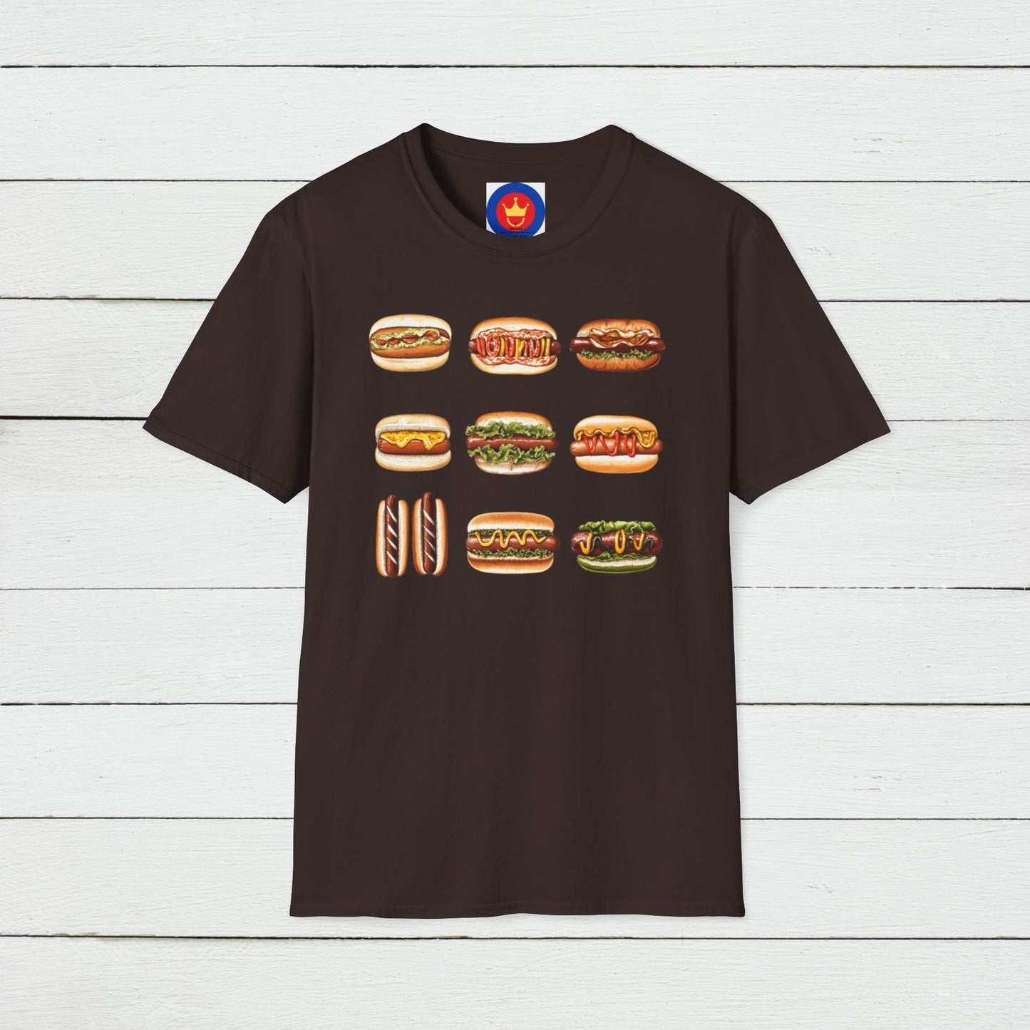 Hotdog Graphic Unisex T-Shirt | Funny Foodies Design