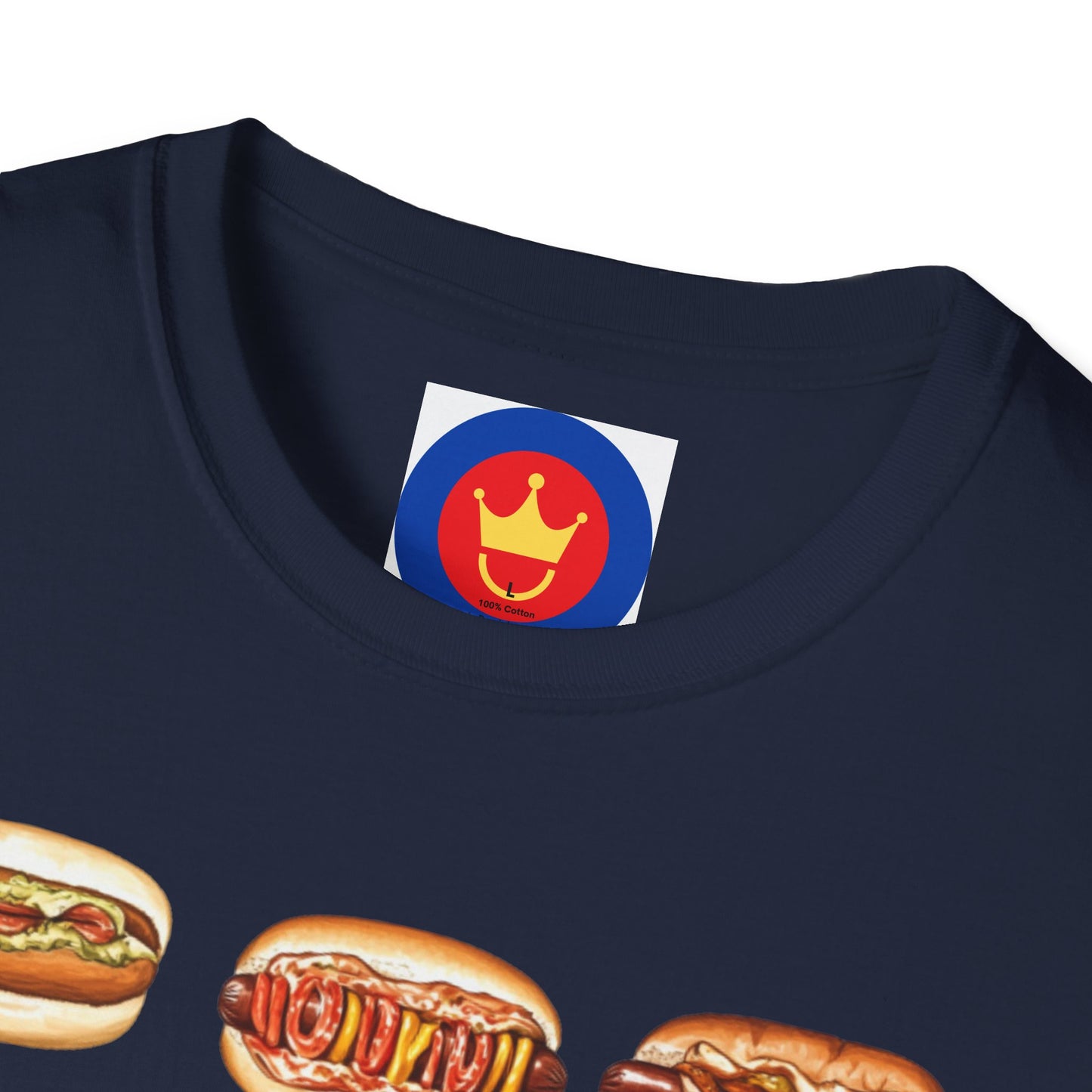 Hotdog Graphic Unisex T-Shirt | Funny Foodies Design