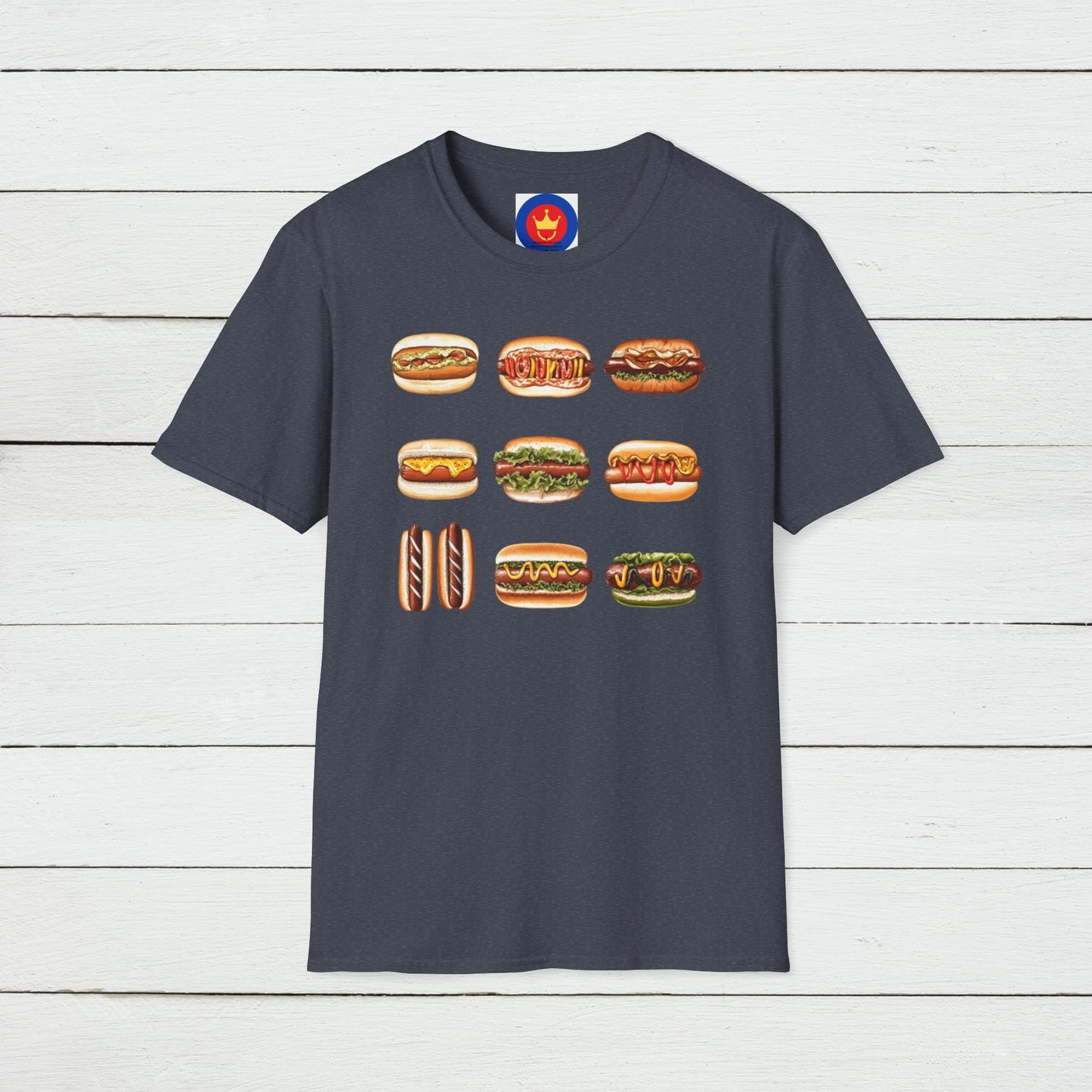 Hotdog Graphic Unisex T-Shirt | Funny Foodies Design