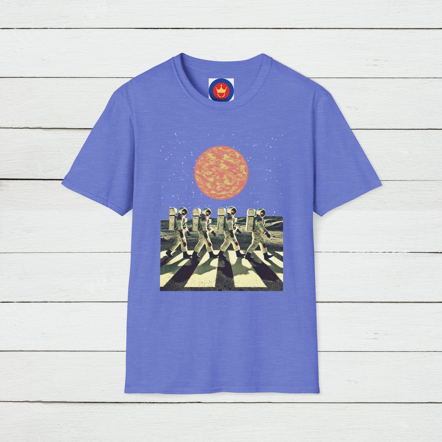 Astronauts parody Beatles Abbey Road Unisex T-Shirt | Beatles fan gift