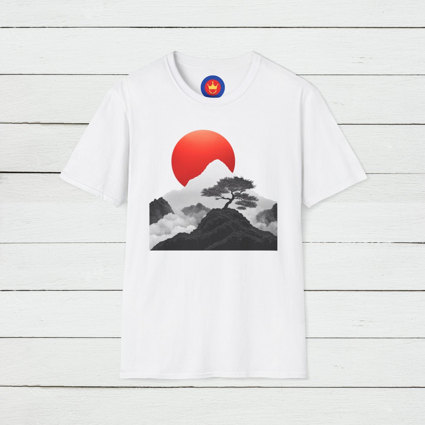 Minimalist Japanese Landscape Unisex Shirt | Zen Inspired Graphic Tee