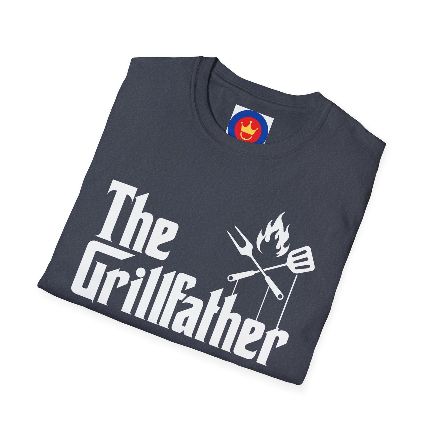 The Grillfather Unisex Softstyle T-Shirt | Godfather Movie Parody Tee | Funny BBQ Shirt
