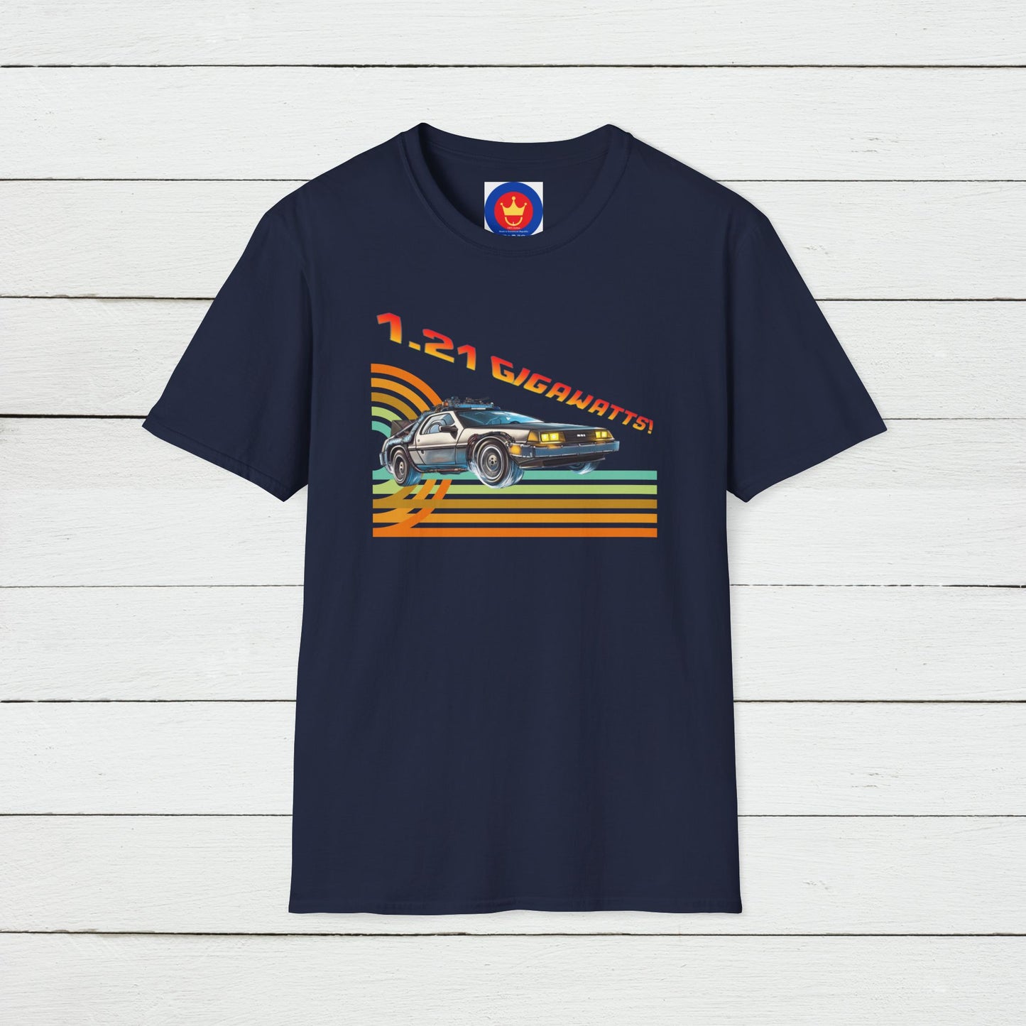 Back to the Future DeLorean Inspired Unisex T-Shirt | 80s Movie Design Shirt