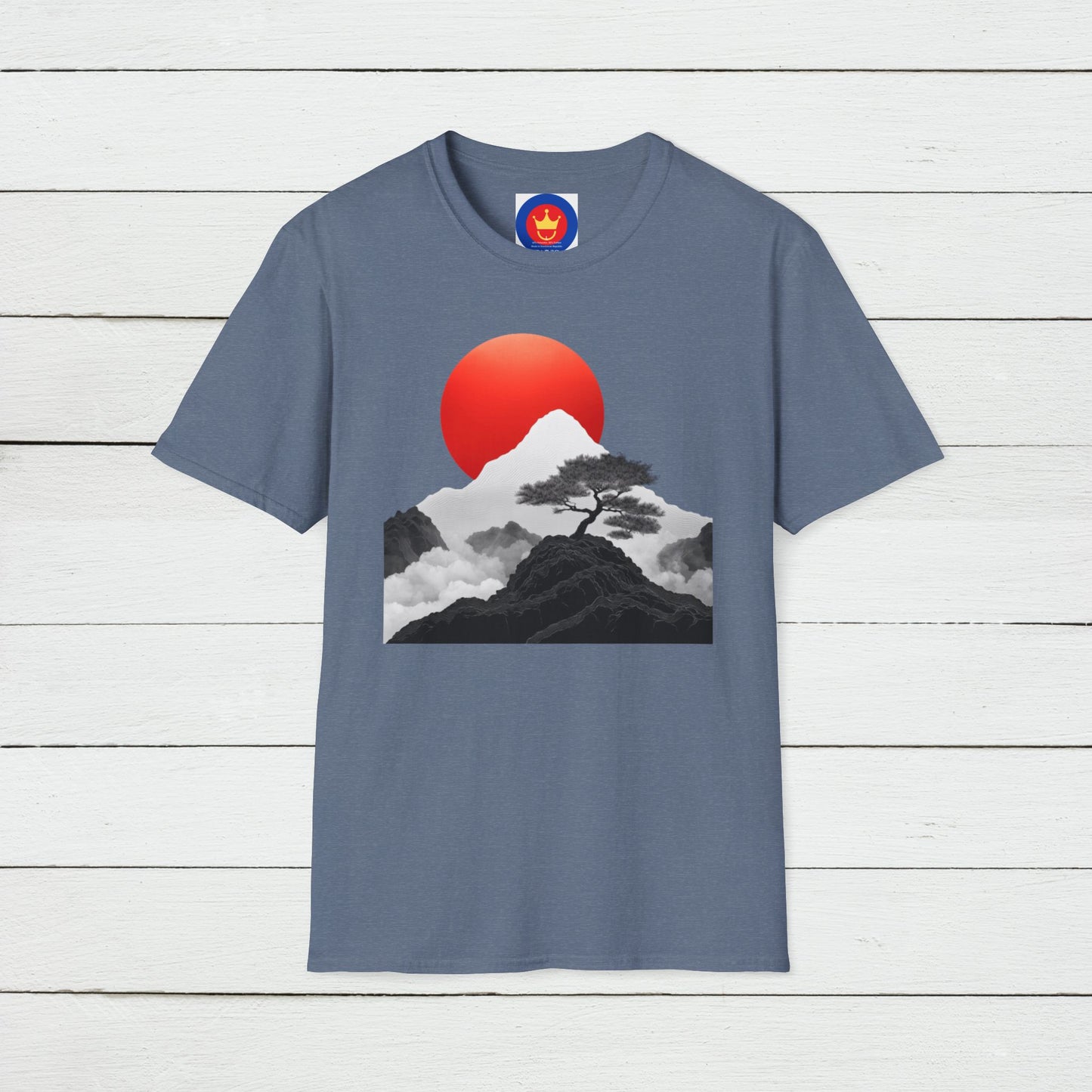 Minimalist Japanese Landscape Unisex Shirt | Zen Inspired Graphic Tee