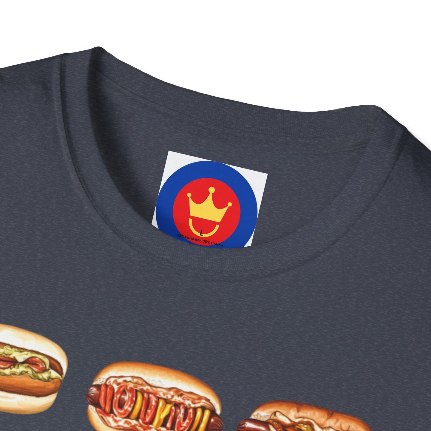 Hotdog Graphic Unisex T-Shirt | Funny Foodies Design