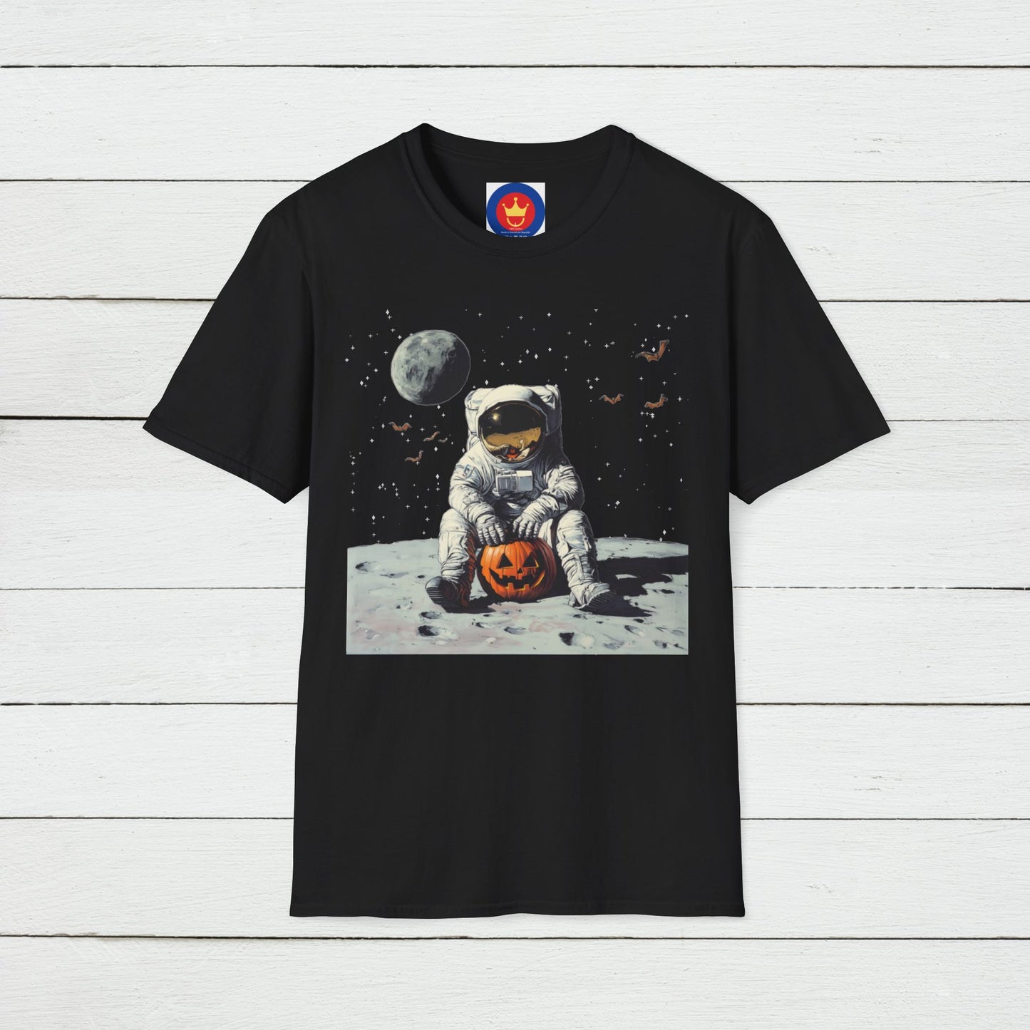 Retro Halloween shirt, Creep it Real Shirt, Vintage Halloween Shirt, Astronaut Shirt, Moon, Spaceman Shirt, Outer Space Shirt, Unisex Shirt