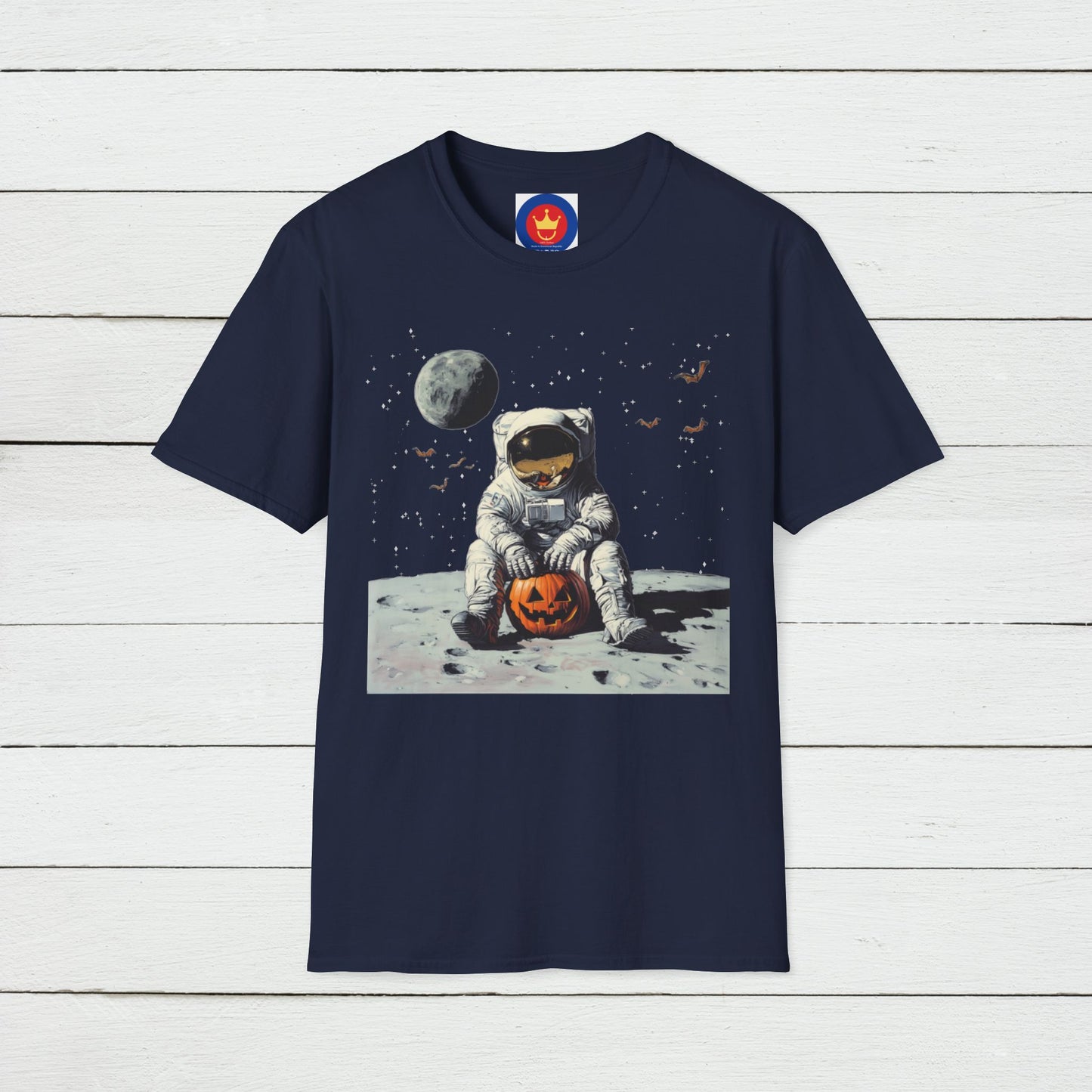 Retro Halloween shirt, Creep it Real Shirt, Vintage Halloween Shirt, Astronaut Shirt, Moon, Spaceman Shirt, Outer Space Shirt, Unisex Shirt