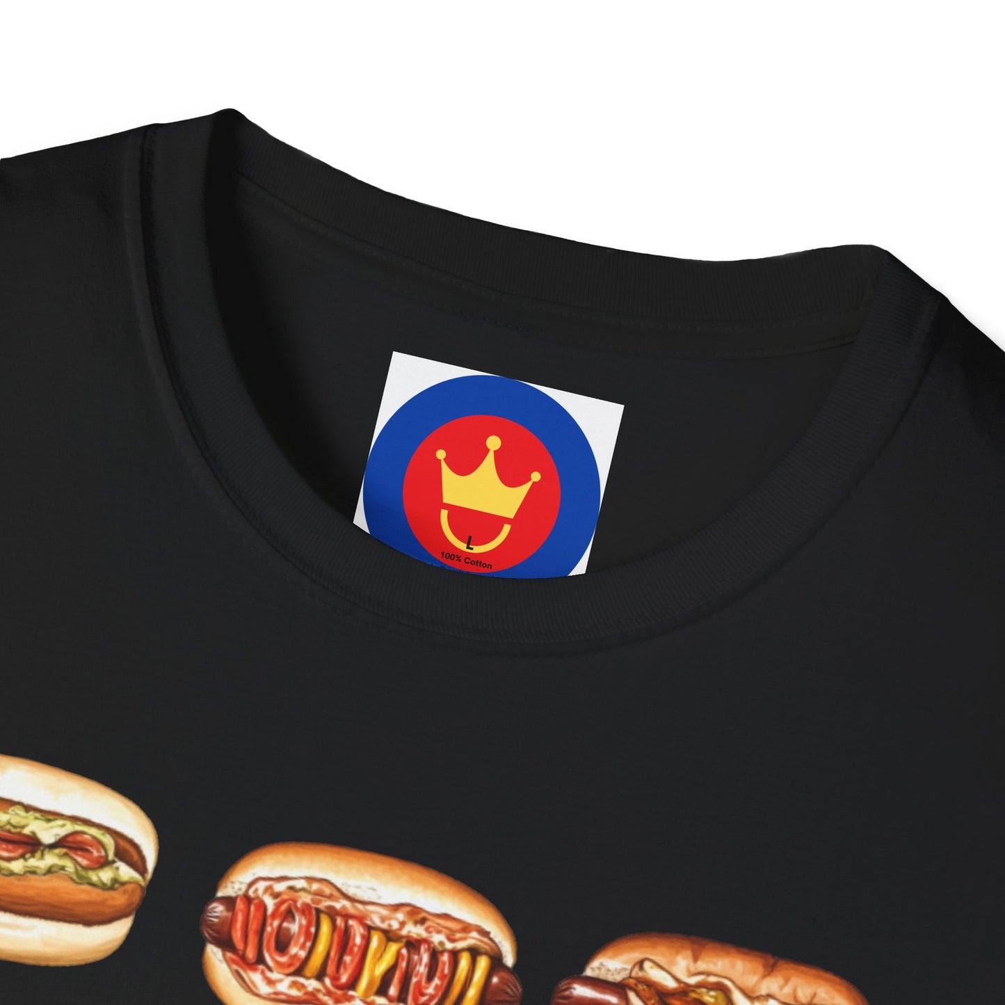 Hotdog Graphic Unisex T-Shirt | Funny Foodies Design
