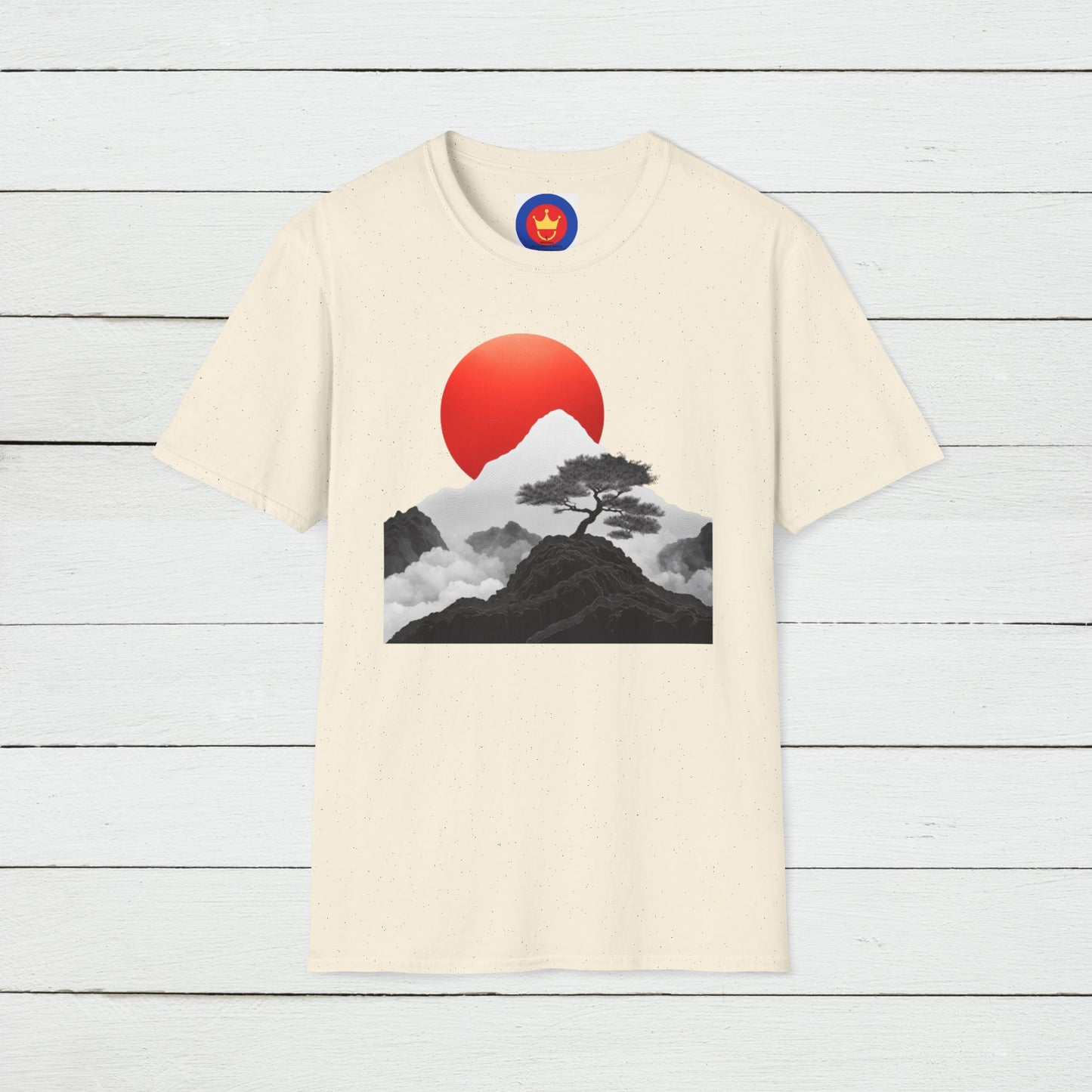 Minimalist Japanese Landscape Unisex Shirt | Zen Inspired Graphic Tee