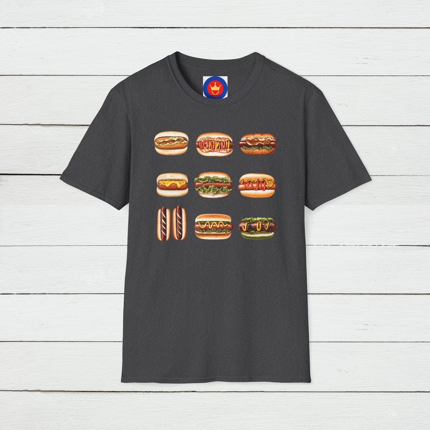 Hotdog Graphic Unisex T-Shirt | Funny Foodies Design