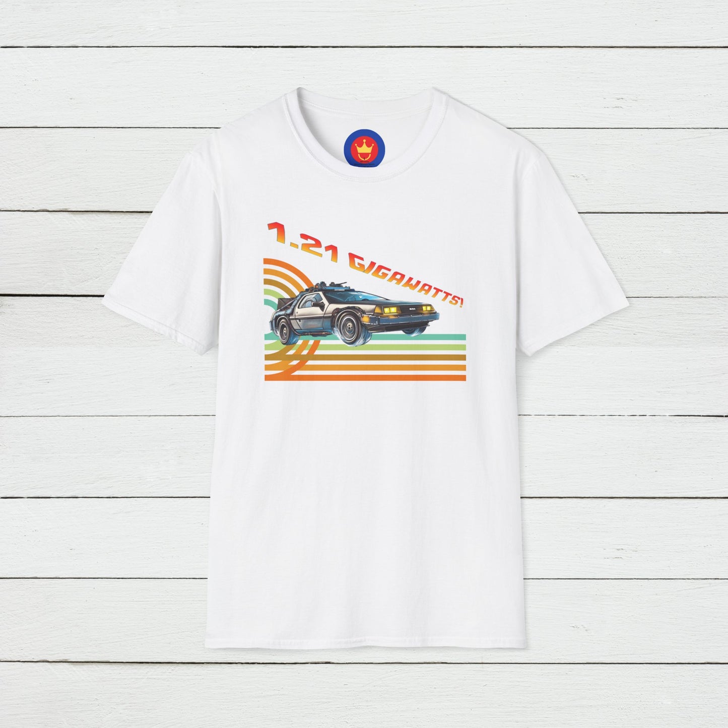 Back to the Future DeLorean Inspired Unisex T-Shirt | 80s Movie Design Shirt