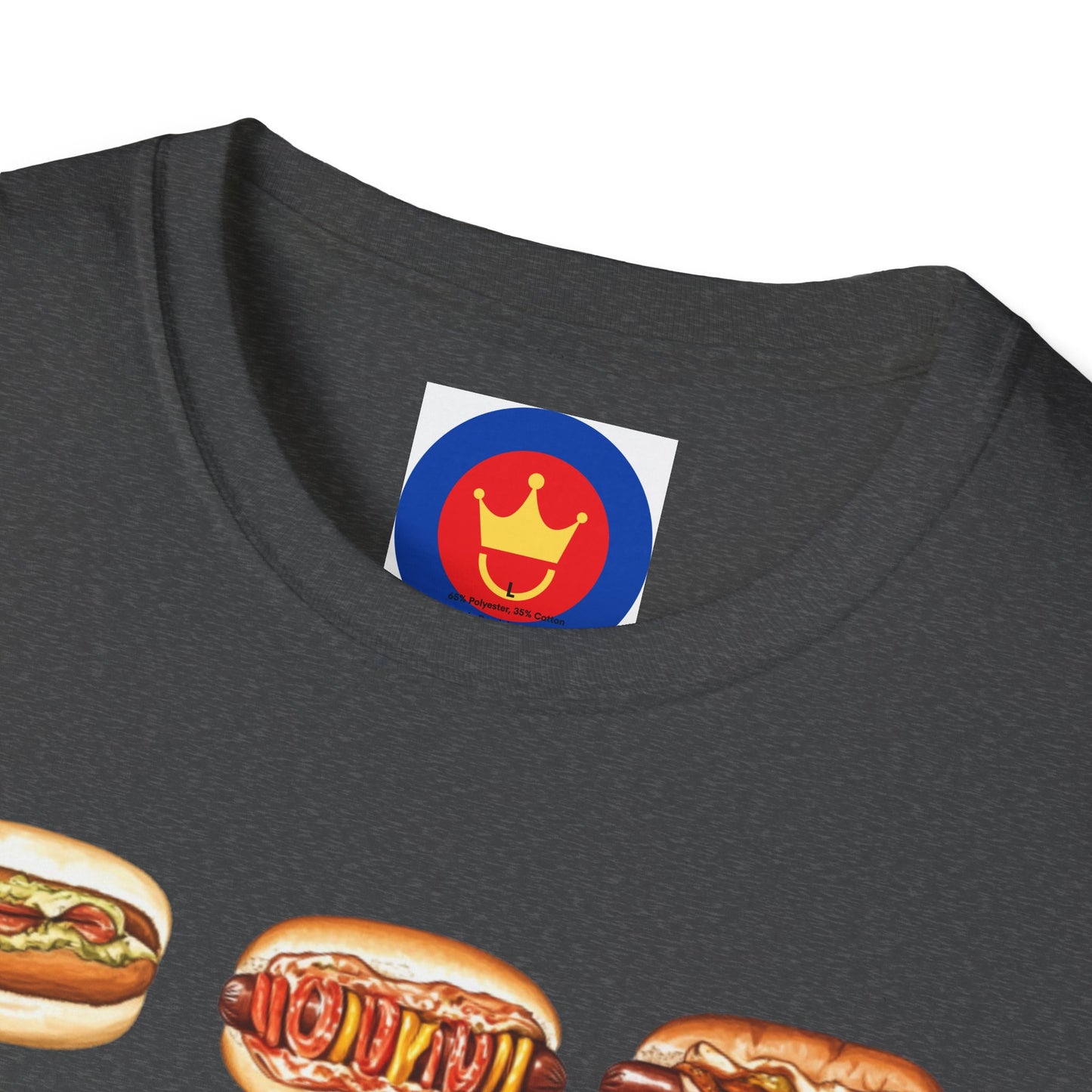 Hotdog Graphic Unisex T-Shirt | Funny Foodies Design