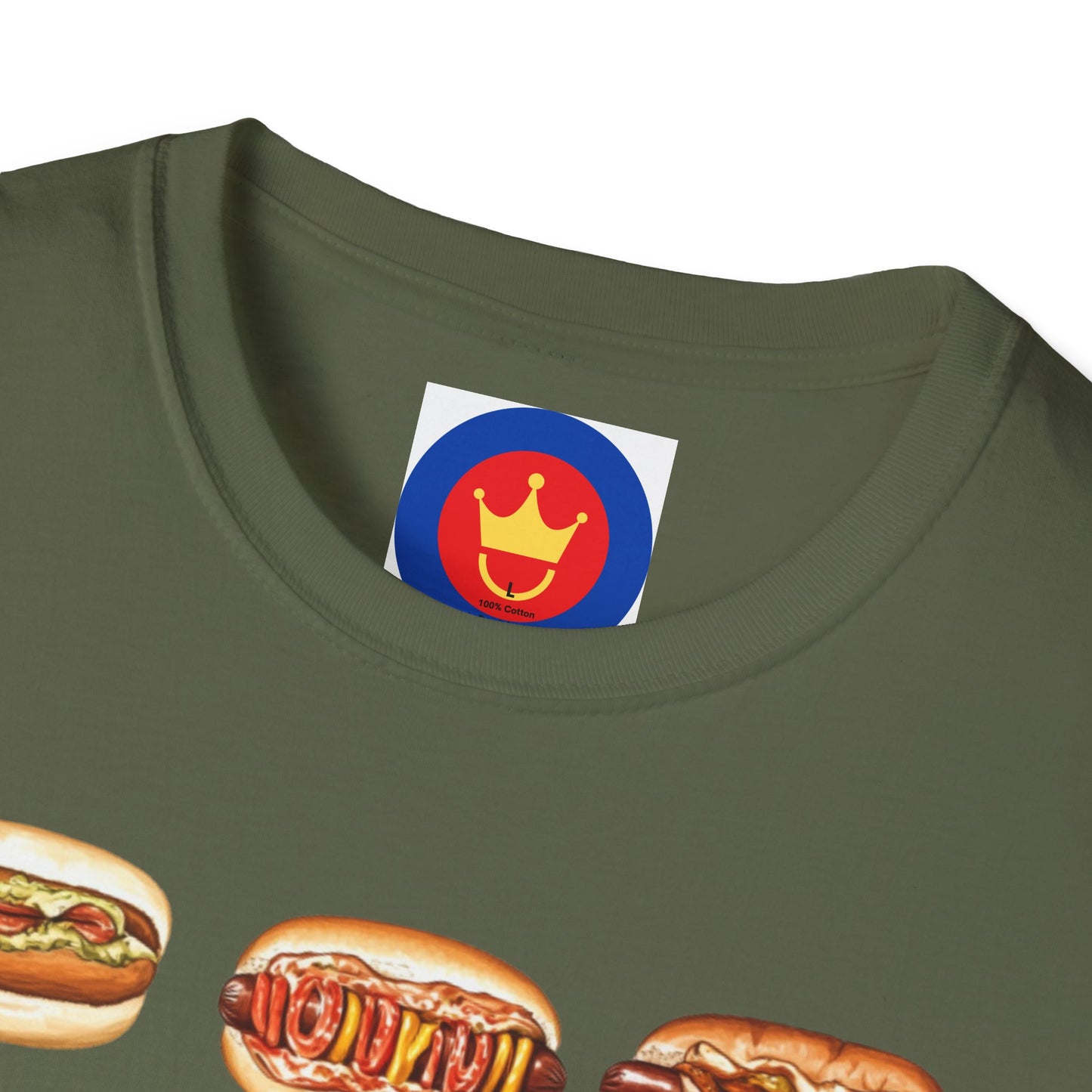 Hotdog Graphic Unisex T-Shirt | Funny Foodies Design