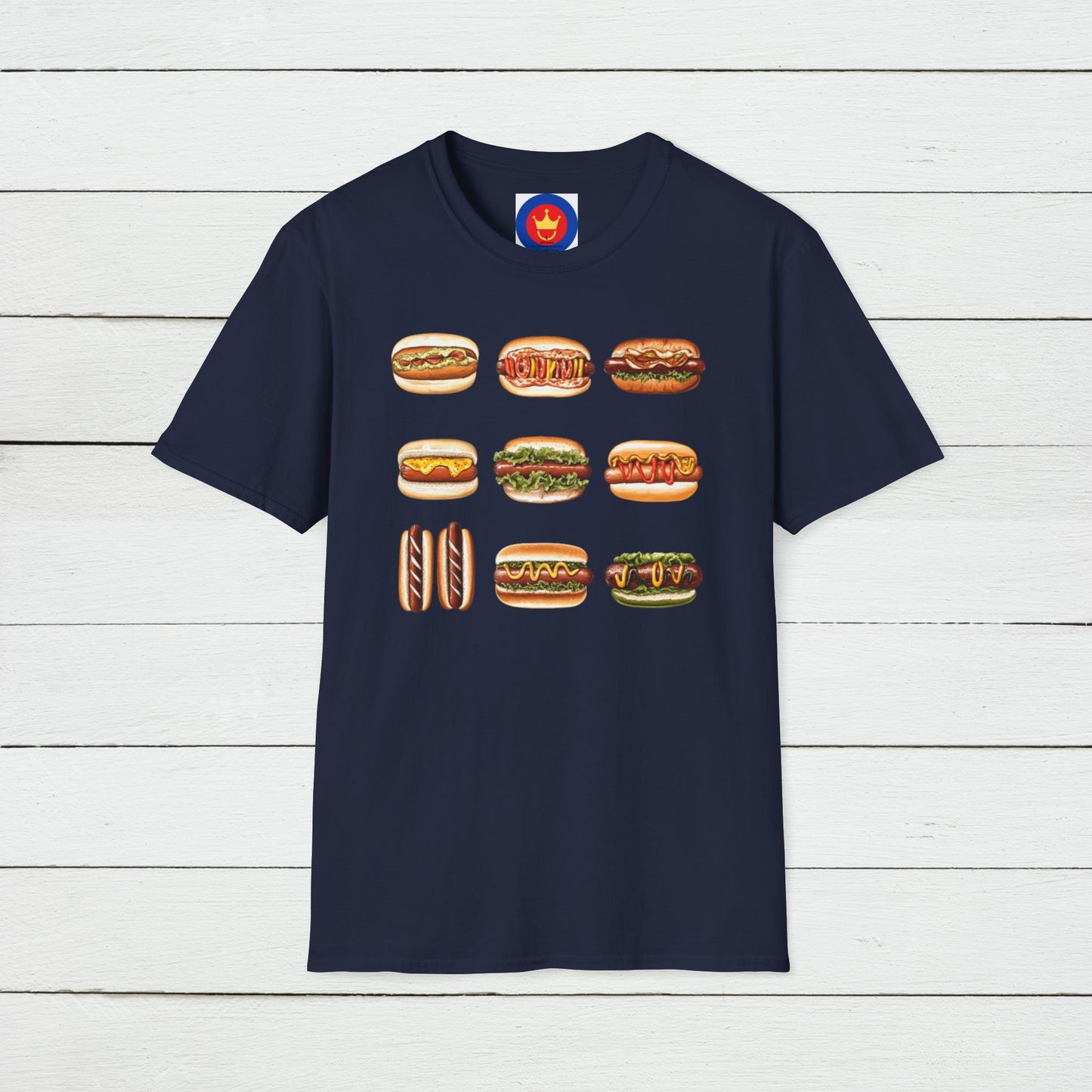 Hotdog Graphic Unisex T-Shirt | Funny Foodies Design