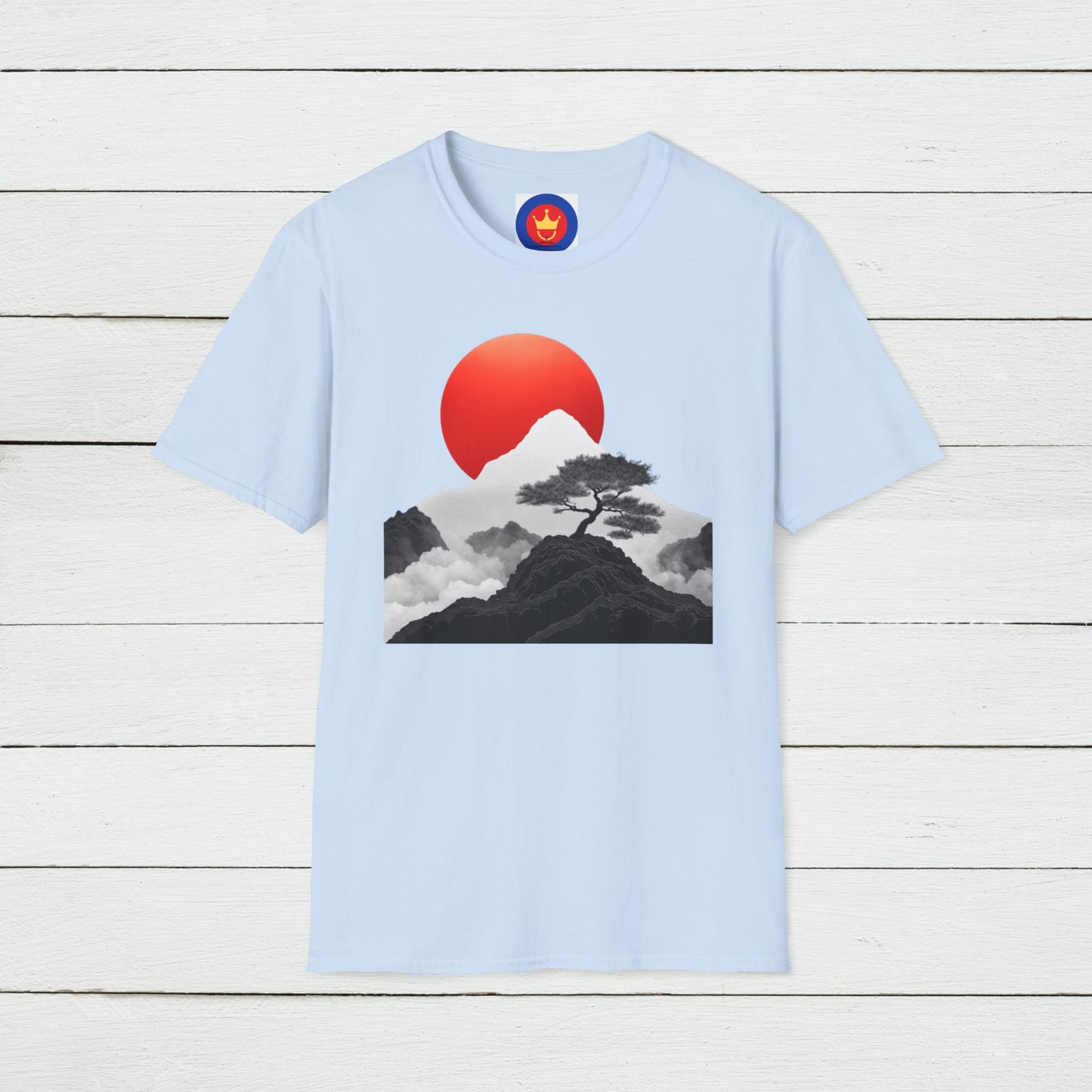 Minimalist Japanese Landscape Unisex Shirt | Zen Inspired Graphic Tee