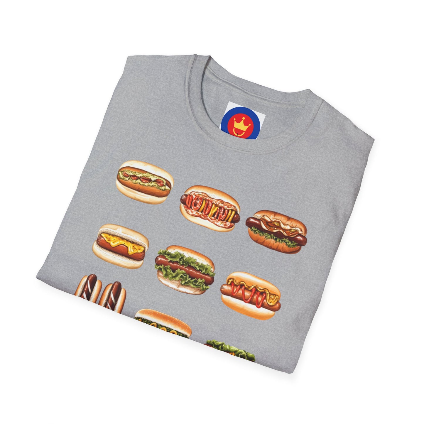 Hotdog Graphic Unisex T-Shirt | Funny Foodies Design