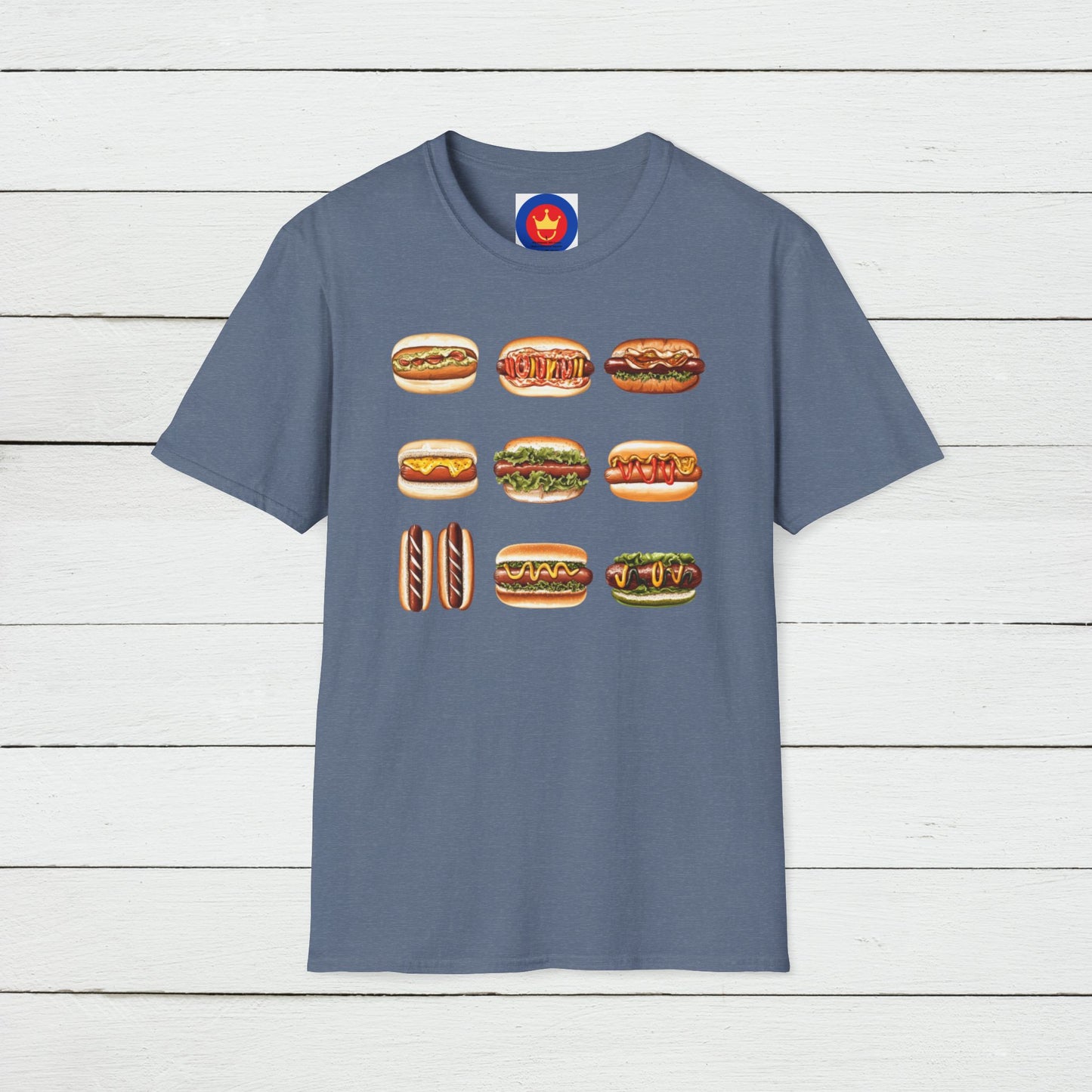 Hotdog Graphic Unisex T-Shirt | Funny Foodies Design