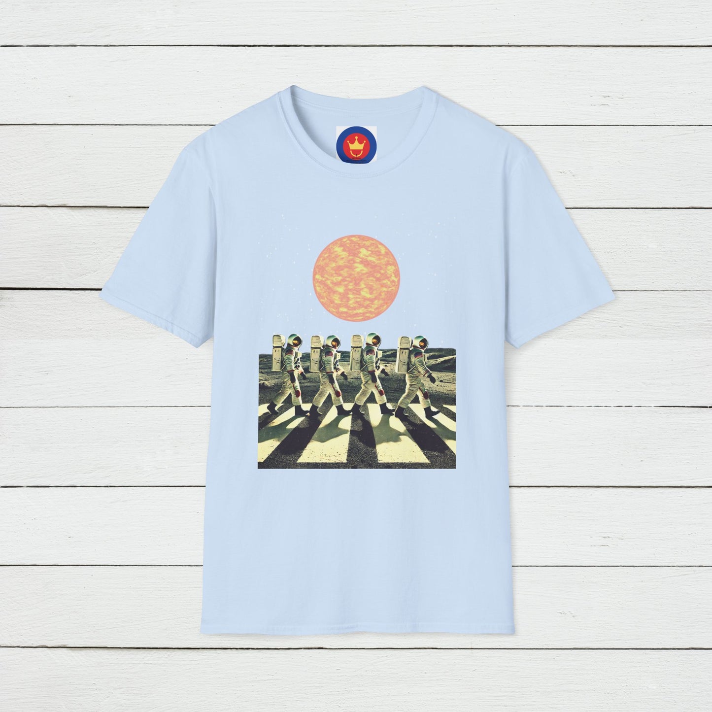 Astronauts parody Beatles Abbey Road Unisex T-Shirt | Beatles fan gift