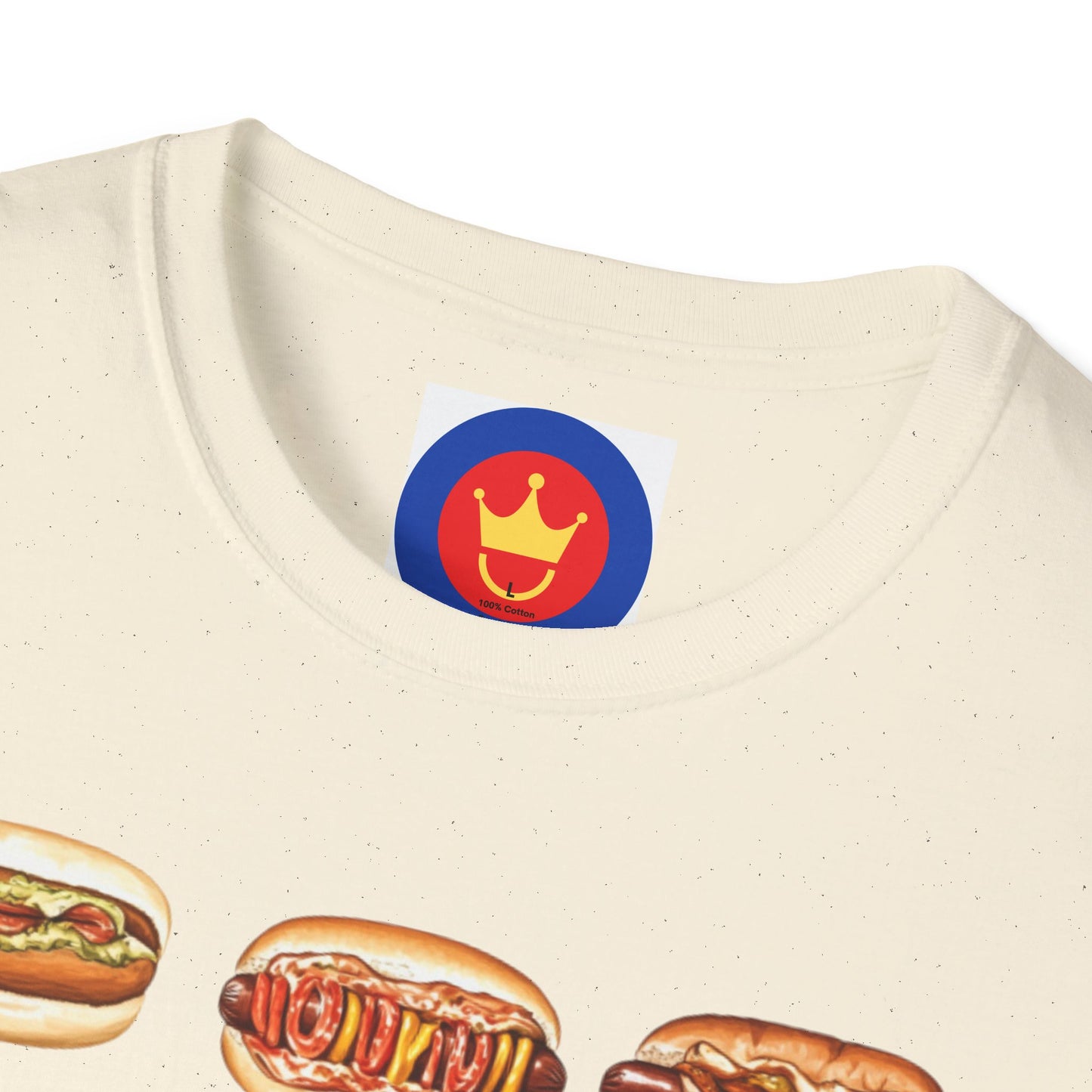 Hotdog Graphic Unisex T-Shirt | Funny Foodies Design