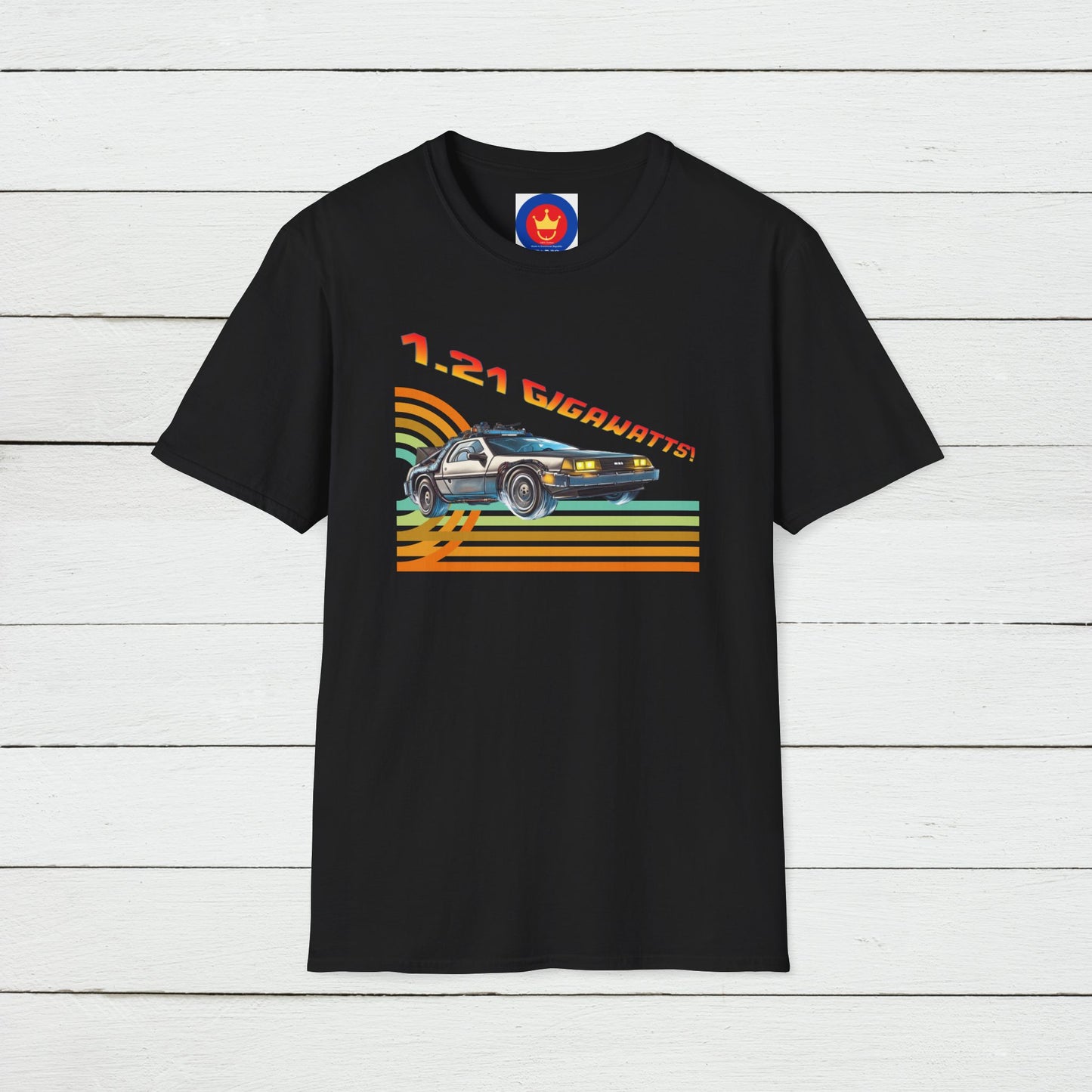 Back to the Future DeLorean Inspired Unisex T-Shirt | 80s Movie Design Shirt