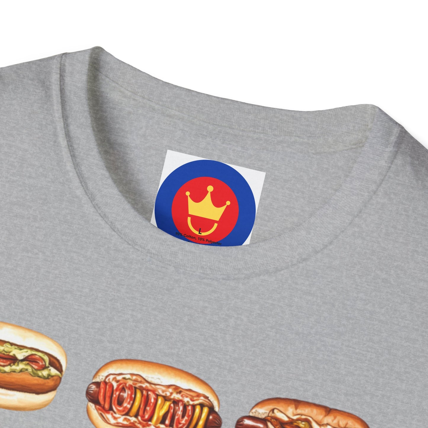 Hotdog Graphic Unisex T-Shirt | Funny Foodies Design
