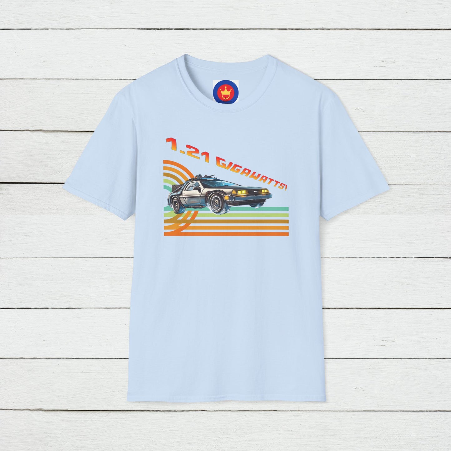 Back to the Future DeLorean Inspired Unisex T-Shirt | 80s Movie Design Shirt