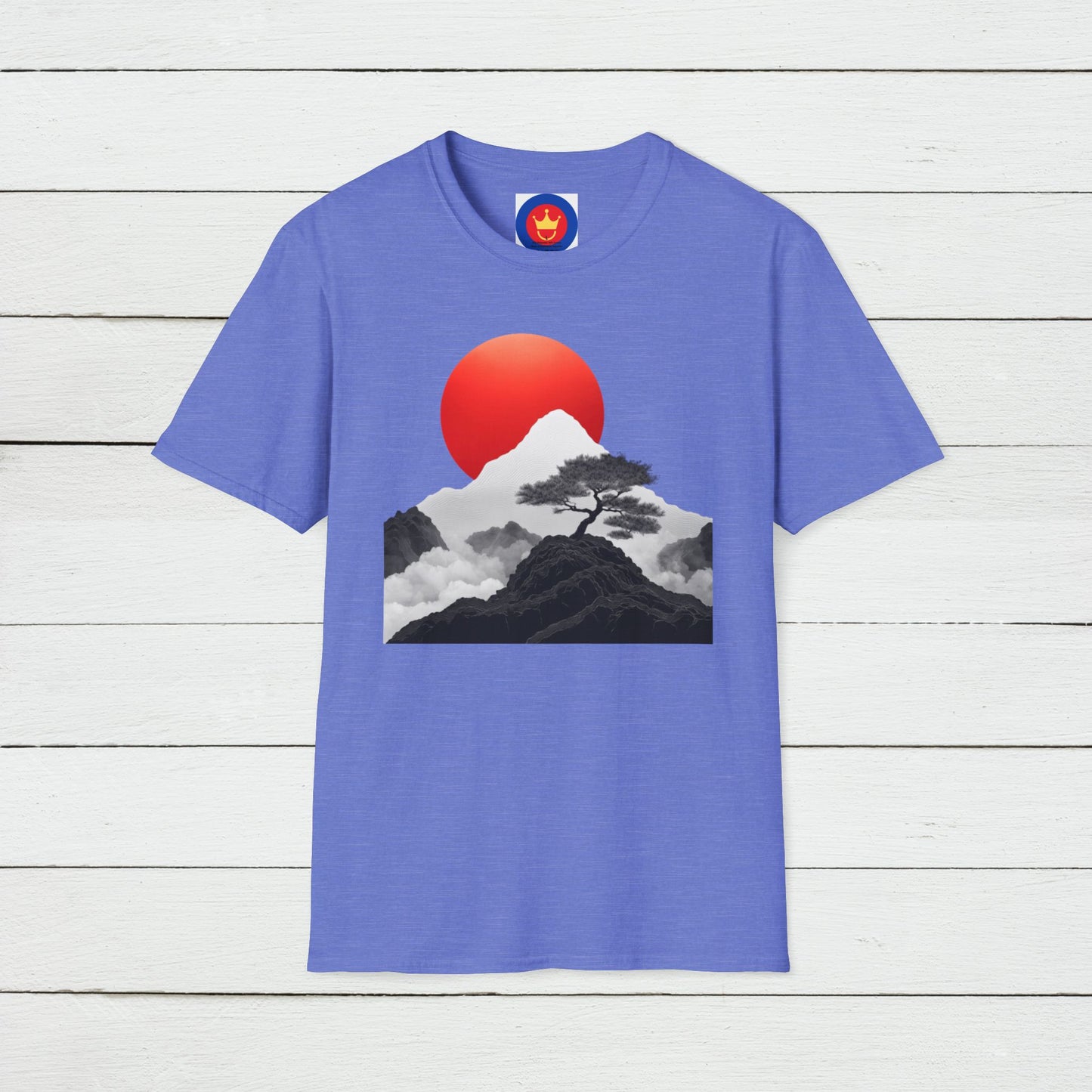 Minimalist Japanese Landscape Unisex Shirt | Zen Inspired Graphic Tee
