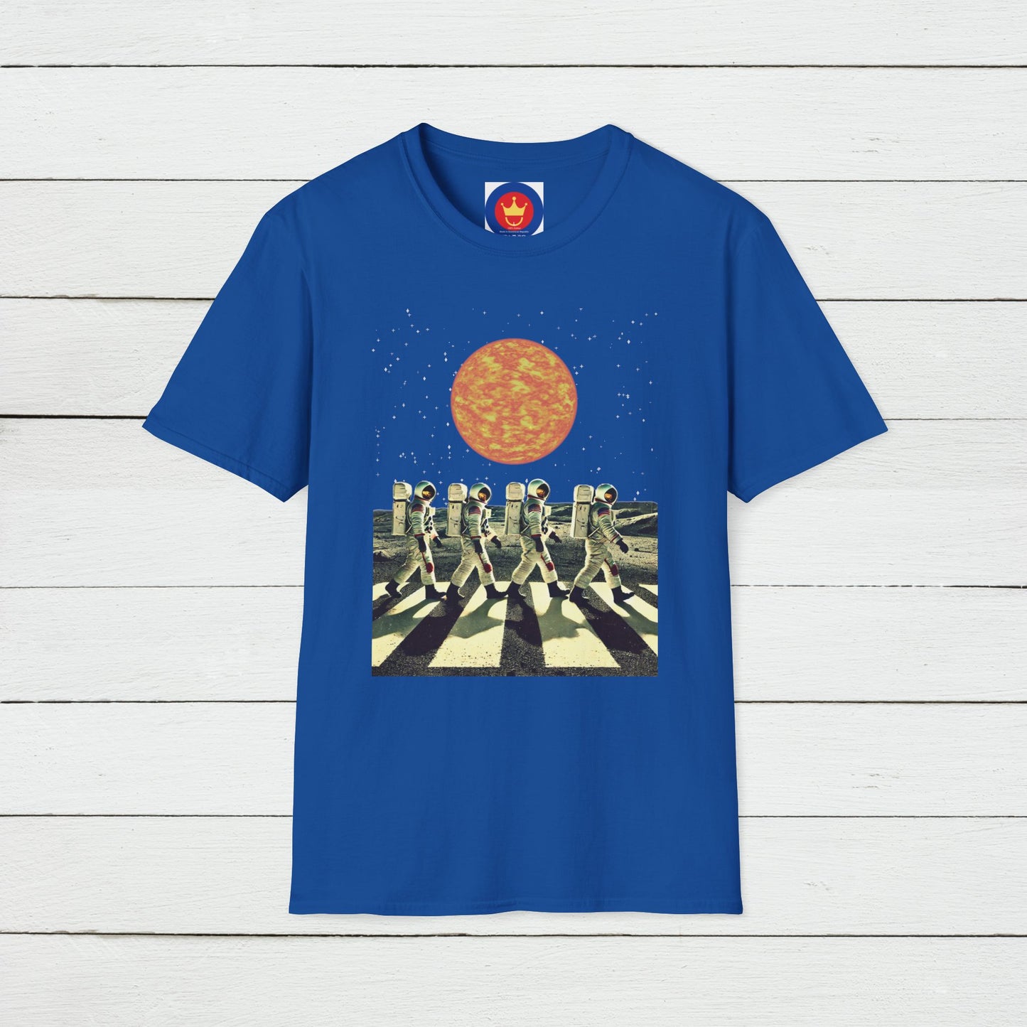 Astronauts parody Beatles Abbey Road Unisex T-Shirt | Beatles fan gift