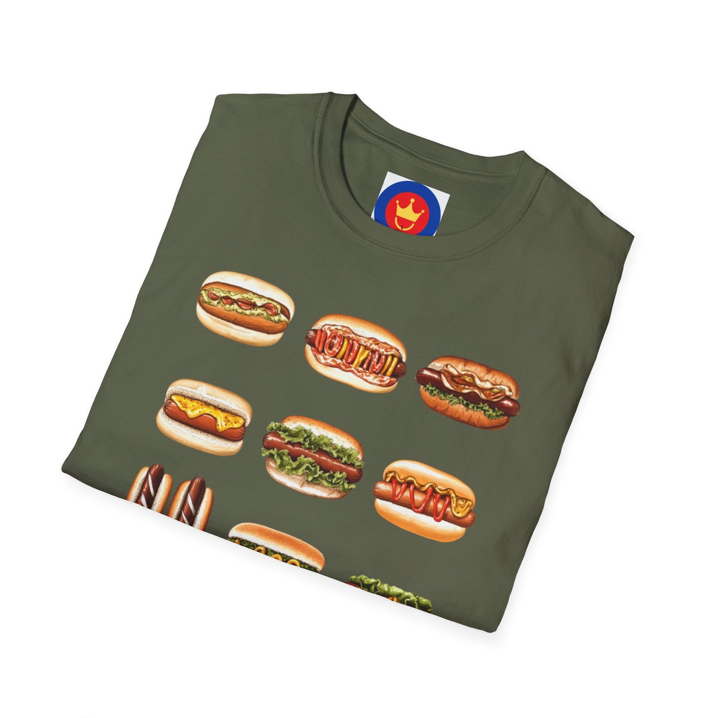 Hotdog Graphic Unisex T-Shirt | Funny Foodies Design