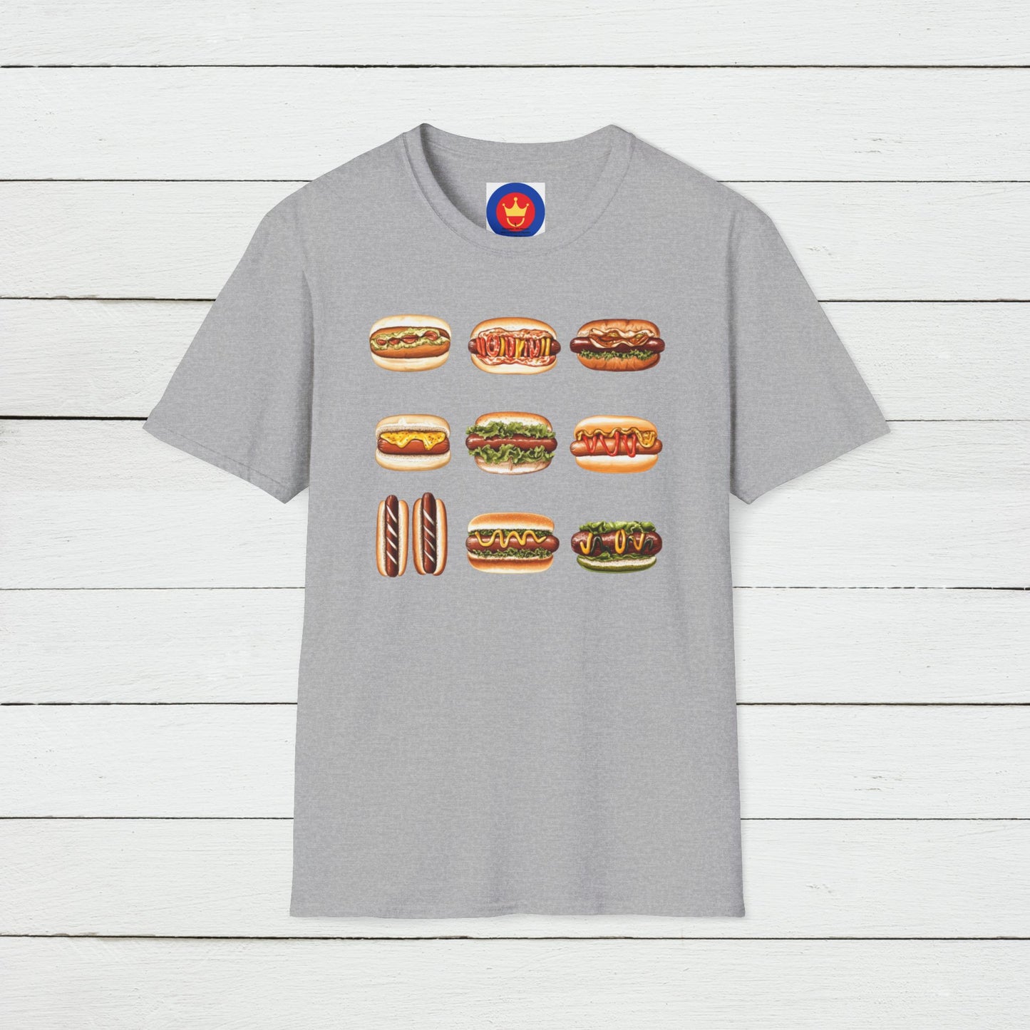 Hotdog Graphic Unisex T-Shirt | Funny Foodies Design