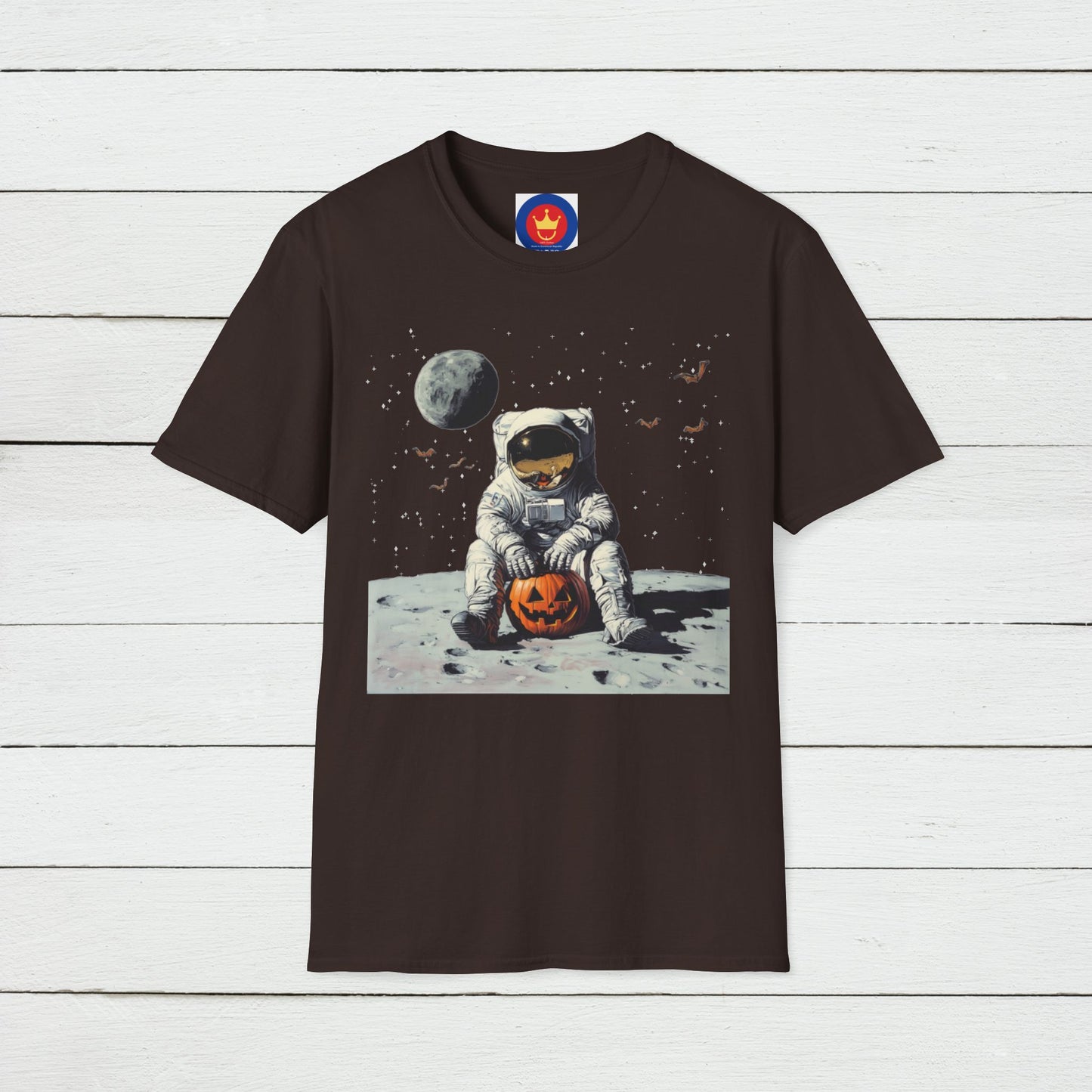 Retro Halloween shirt, Creep it Real Shirt, Vintage Halloween Shirt, Astronaut Shirt, Moon, Spaceman Shirt, Outer Space Shirt, Unisex Shirt