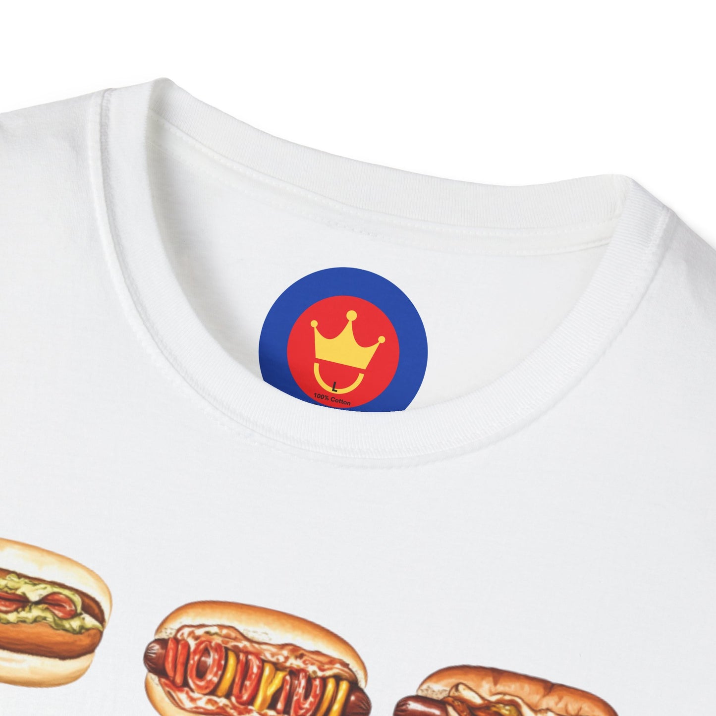 Hotdog Graphic Unisex T-Shirt | Funny Foodies Design